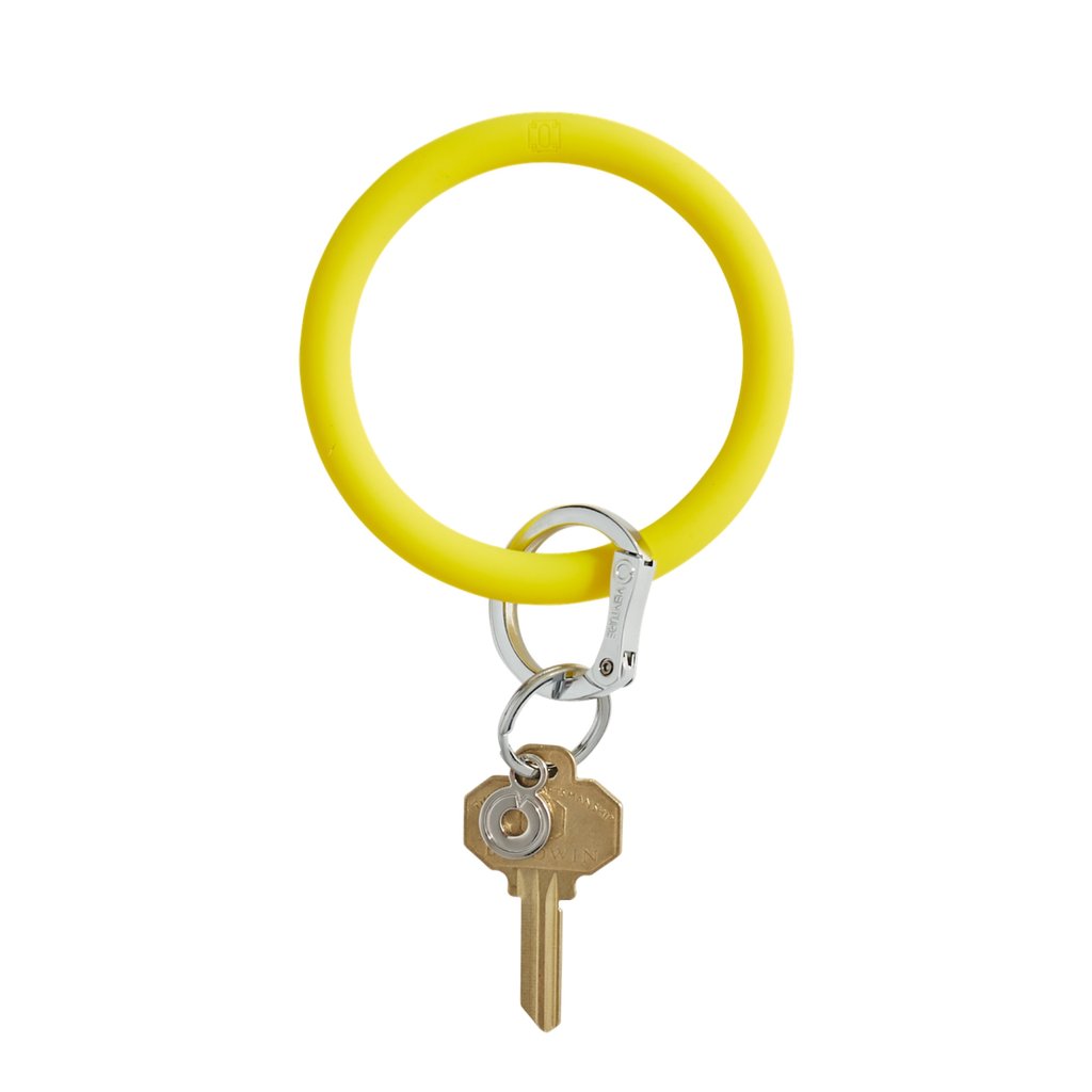 O-Venture Silicone Key Ring - Yes Yellow