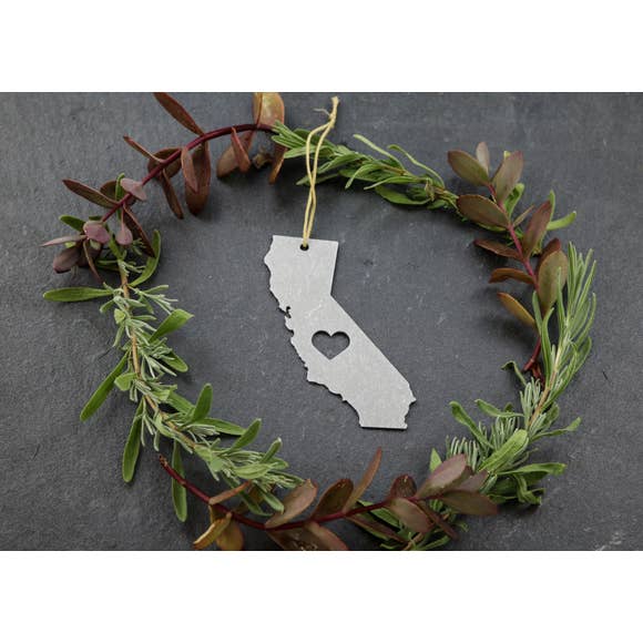 Metal State Ornament - All States Available