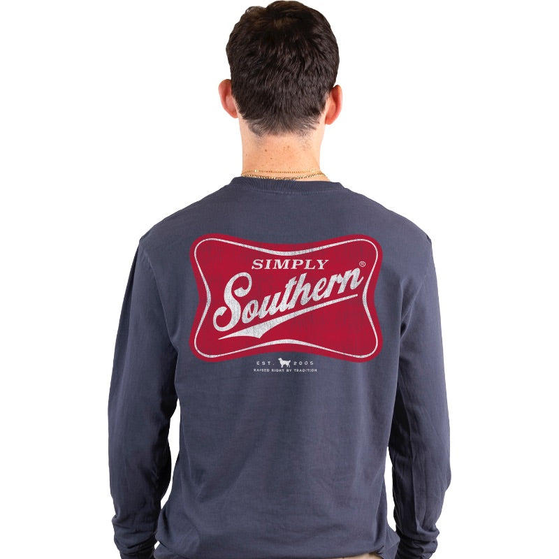 Red Logo Long Sleeve Tee by Simply Southern