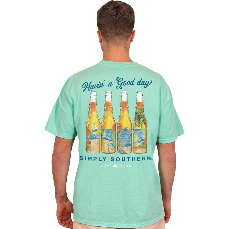 'Havin' A Good Day' Beer Short Sleeve Tee by Simply Southern