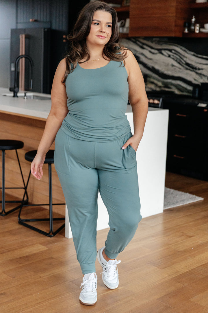 Casual But Cool Tank in Tidewater Teal (Ships in 1-2 Weeks)