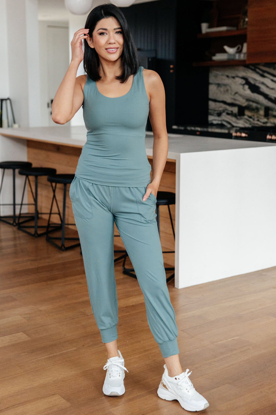 Casual But Cool Tank in Tidewater Teal (Ships in 1-2 Weeks)