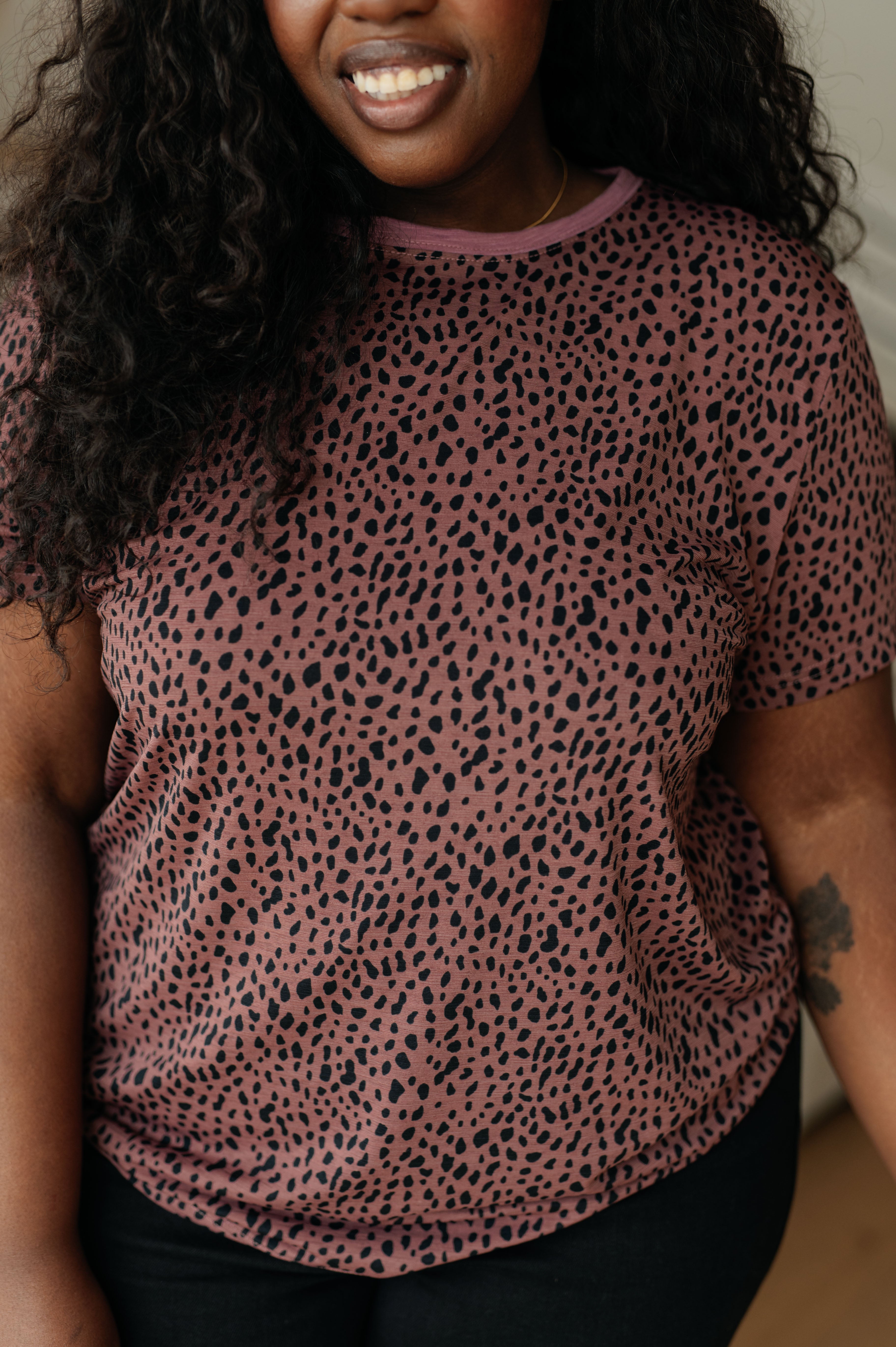 Cheetah Girl Short Sleeve Top - 5/1