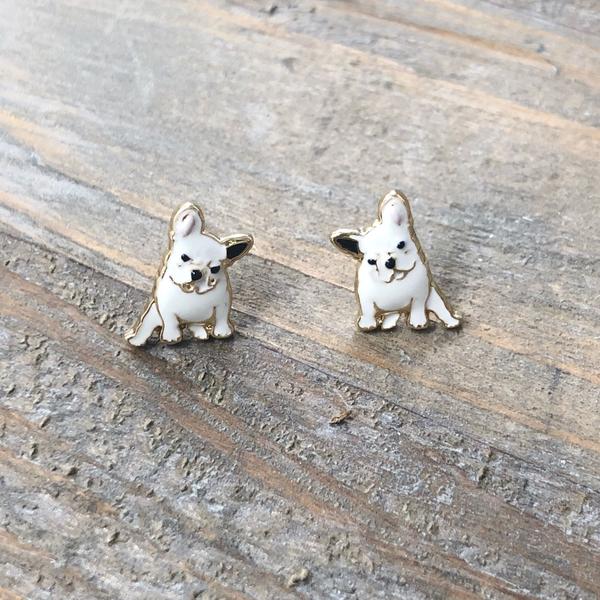 Signature Pet Enamel Studs by Prep Obsessed - Frenchie