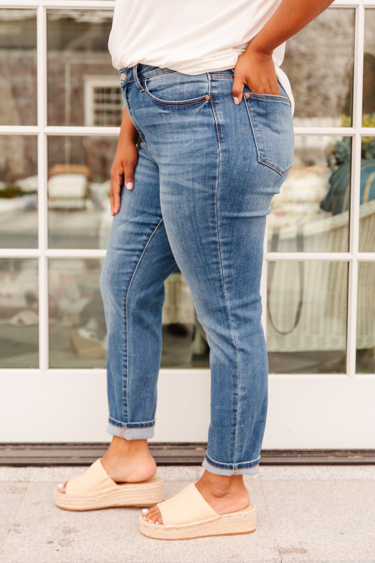 High Waist Slim Fit Jeans by Judy Blue