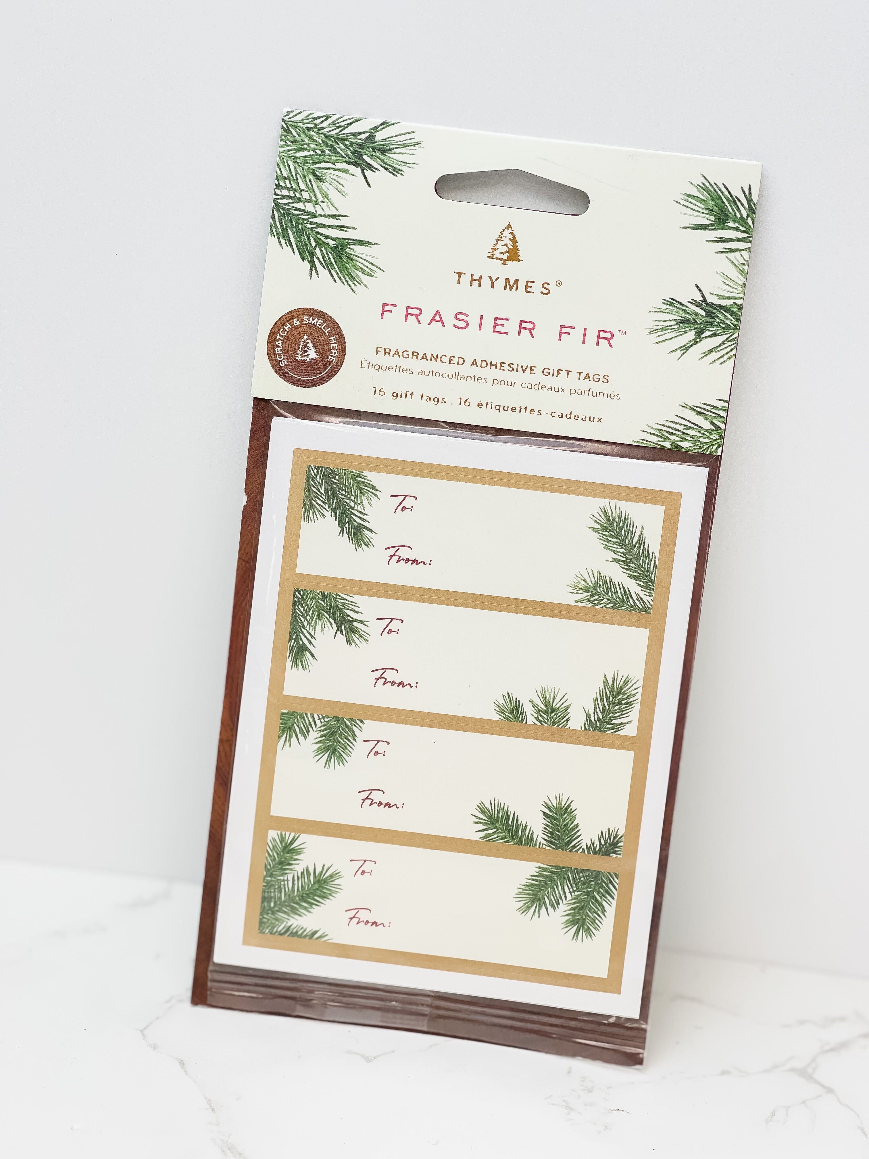 Frasier Fir Fragranced Adhesive Gift Tags by Thymes