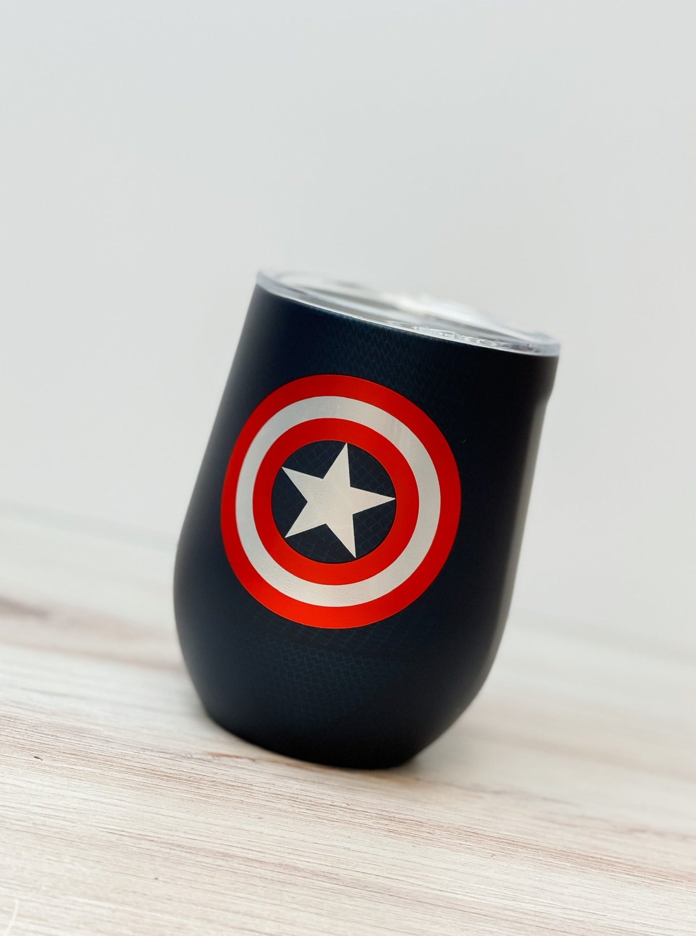 12 oz Stainless Steel Marvel Captain America Stemless Tumbler by Corkcicle