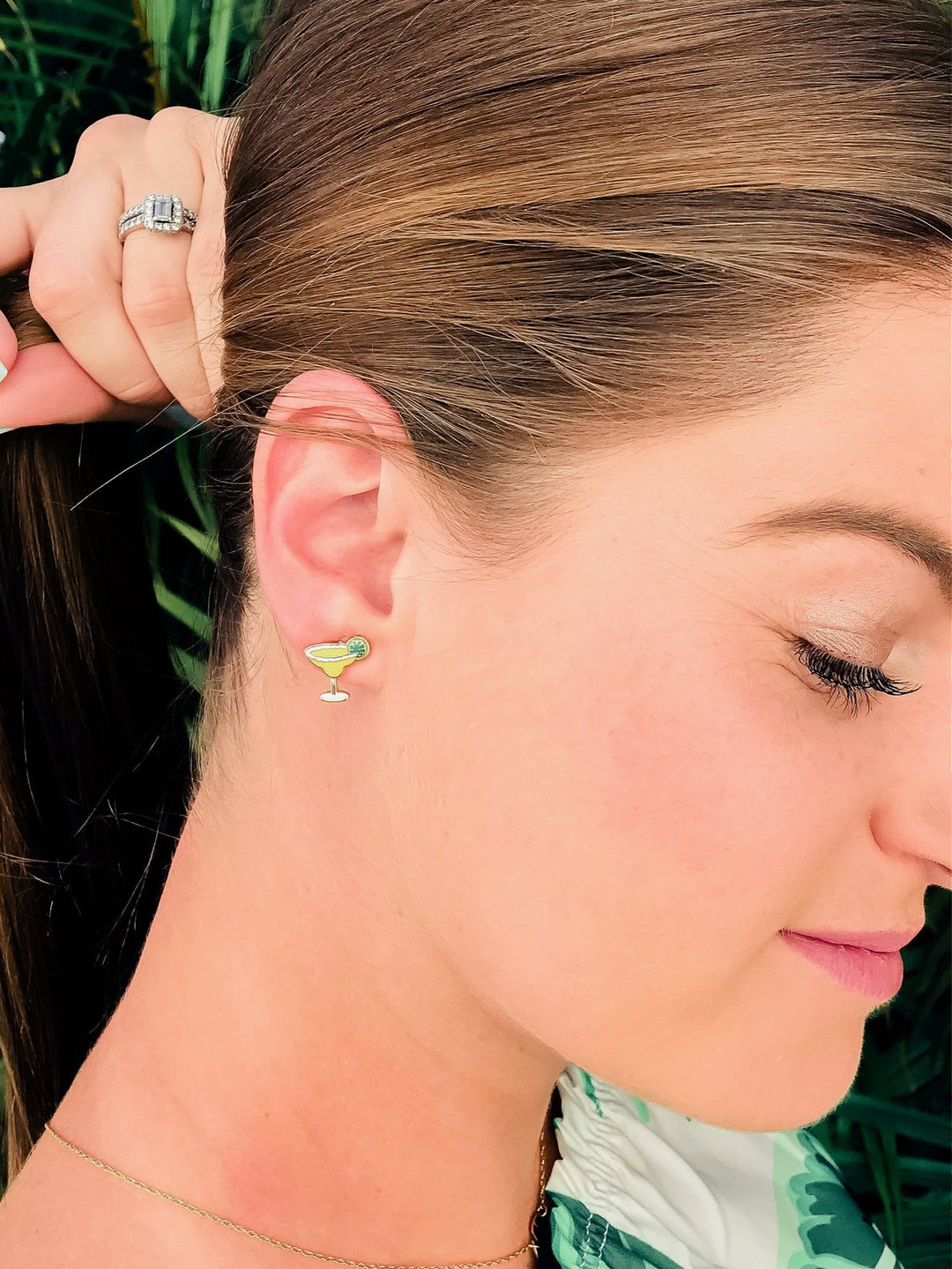 Margarita Signature Enamel Studs by Prep Obsessed