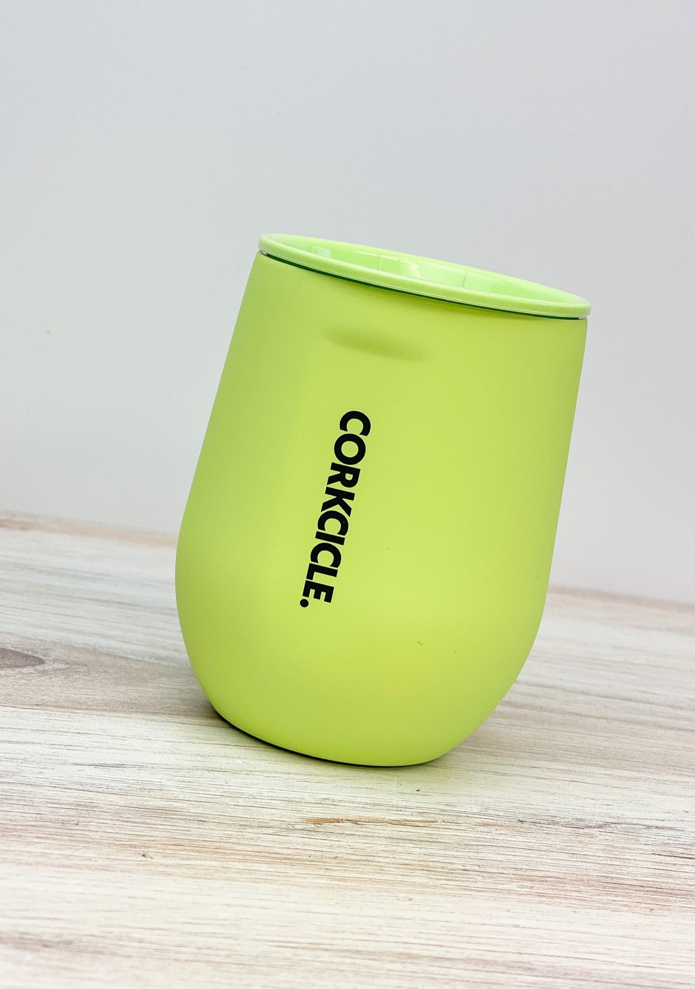 Neon Lights Citron 12 oz Stainless Steel Stemless Tumbler by Corkcicle