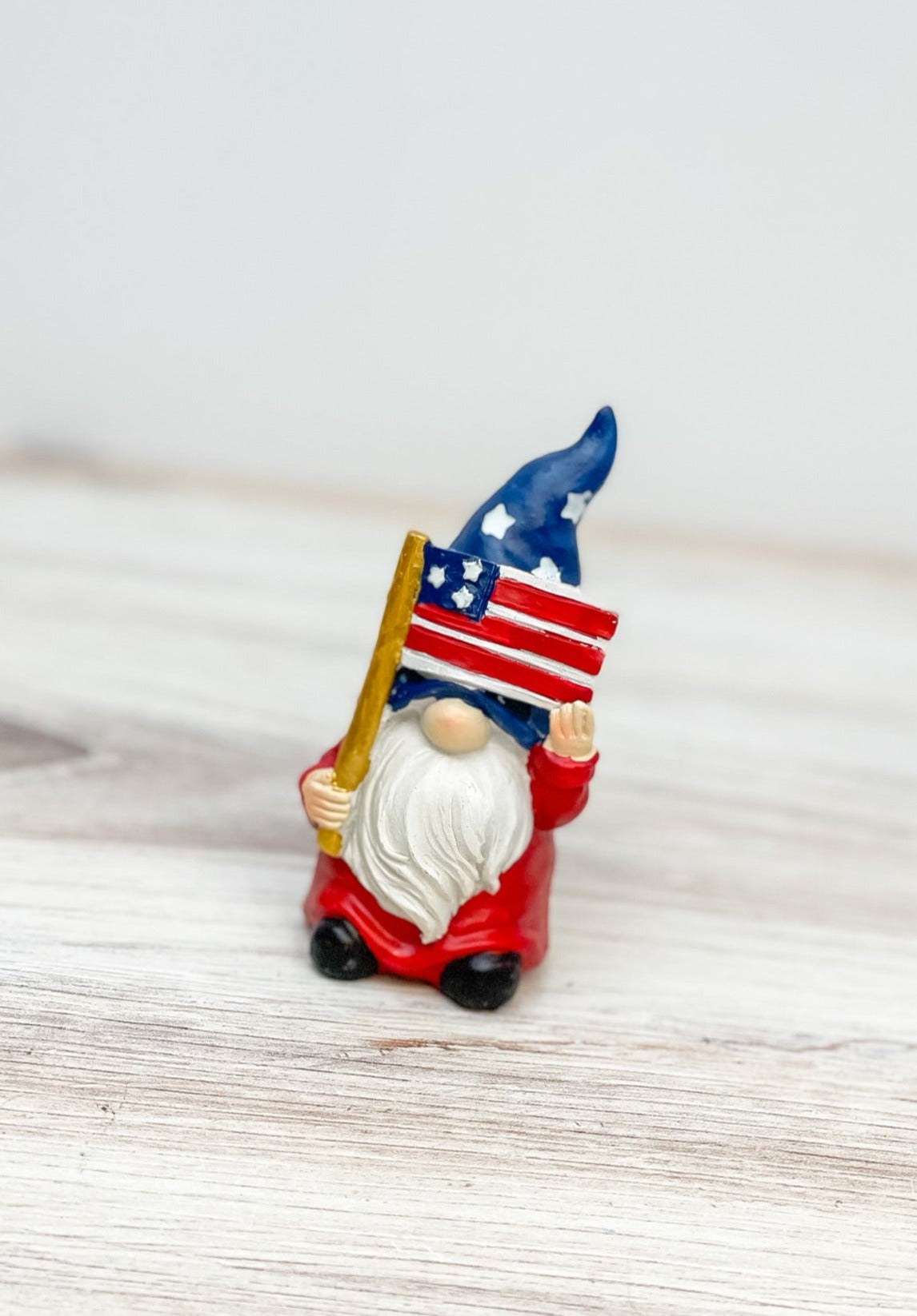 Patriotic Resin Mini Gnome