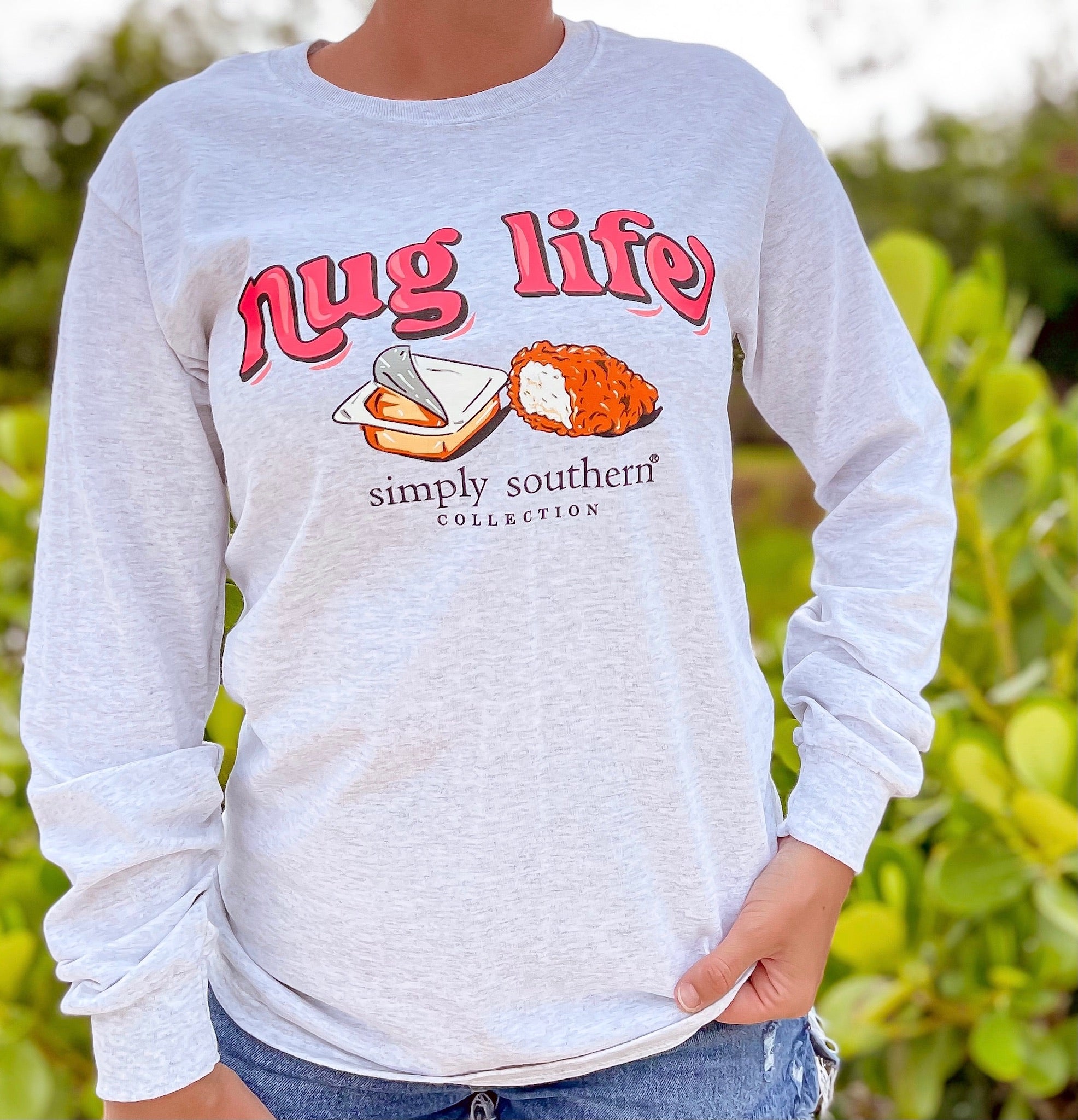 ‘Nug Life’ Long Sleeve Tee by Simply Southern