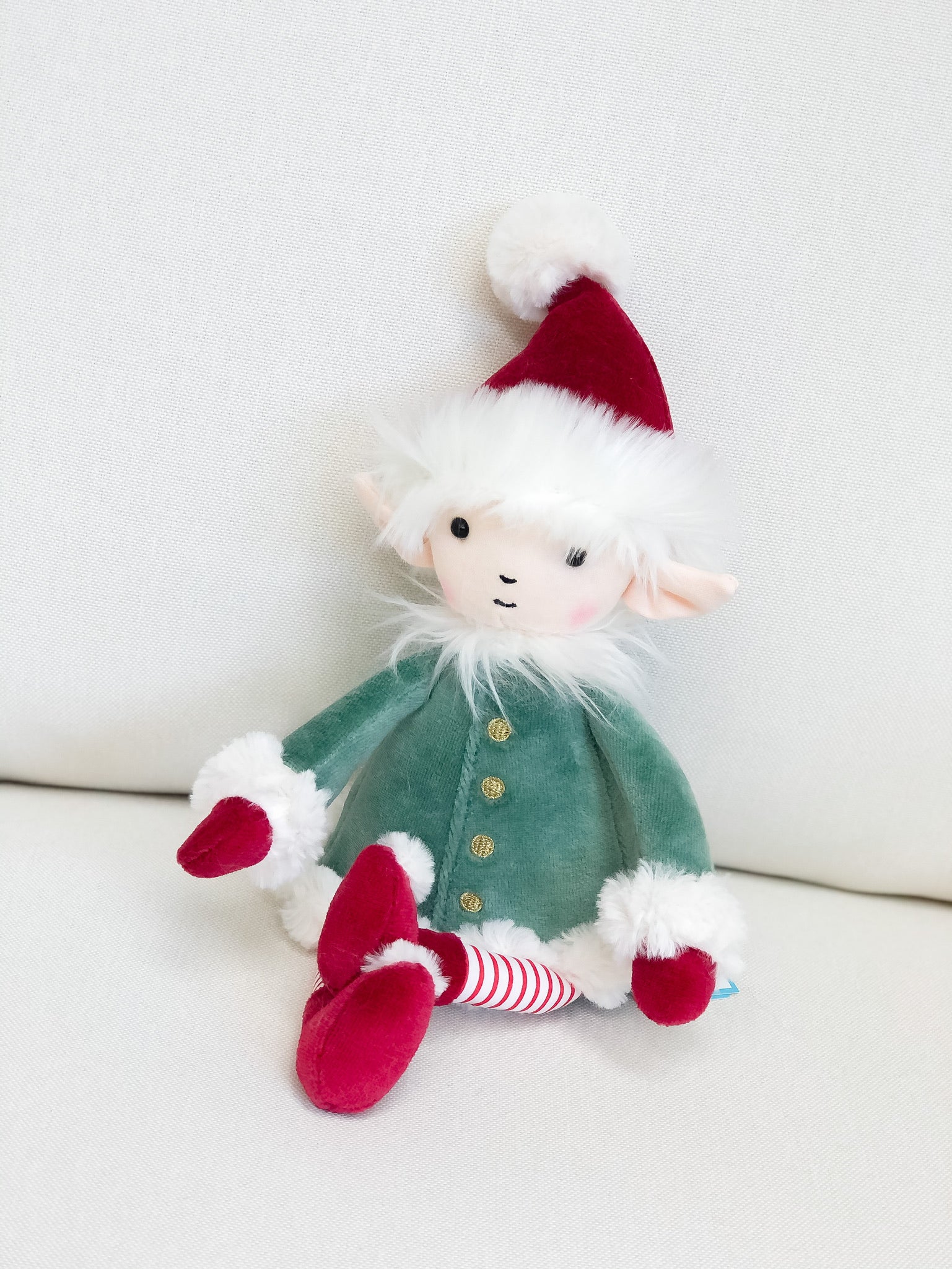 Leffy Elf Stuffed Animal by Jellycat - Small