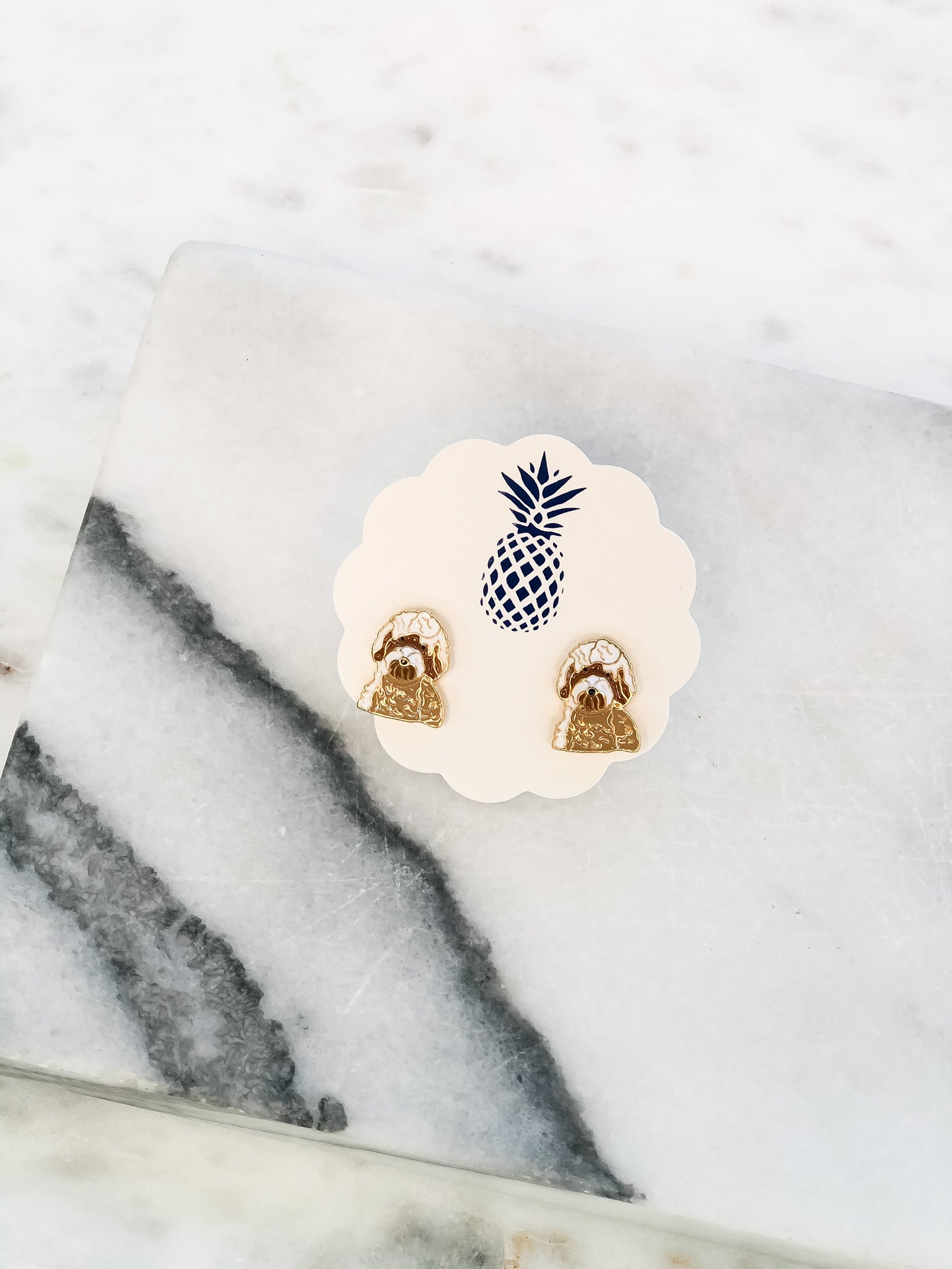 Signature Pet Enamel Studs by Prep Obsessed - Doodle