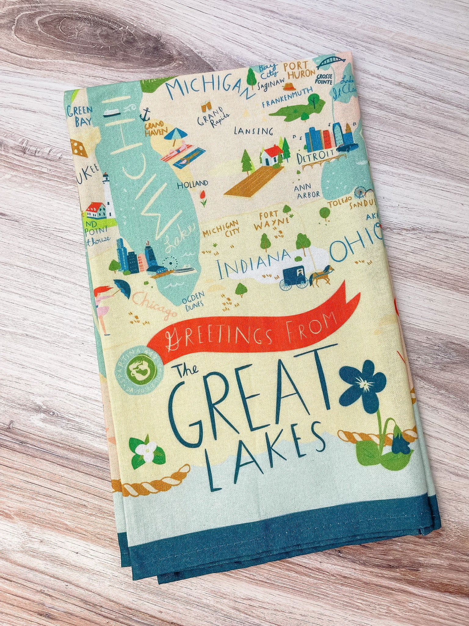 Great Lakes Dish Towel by Spartina