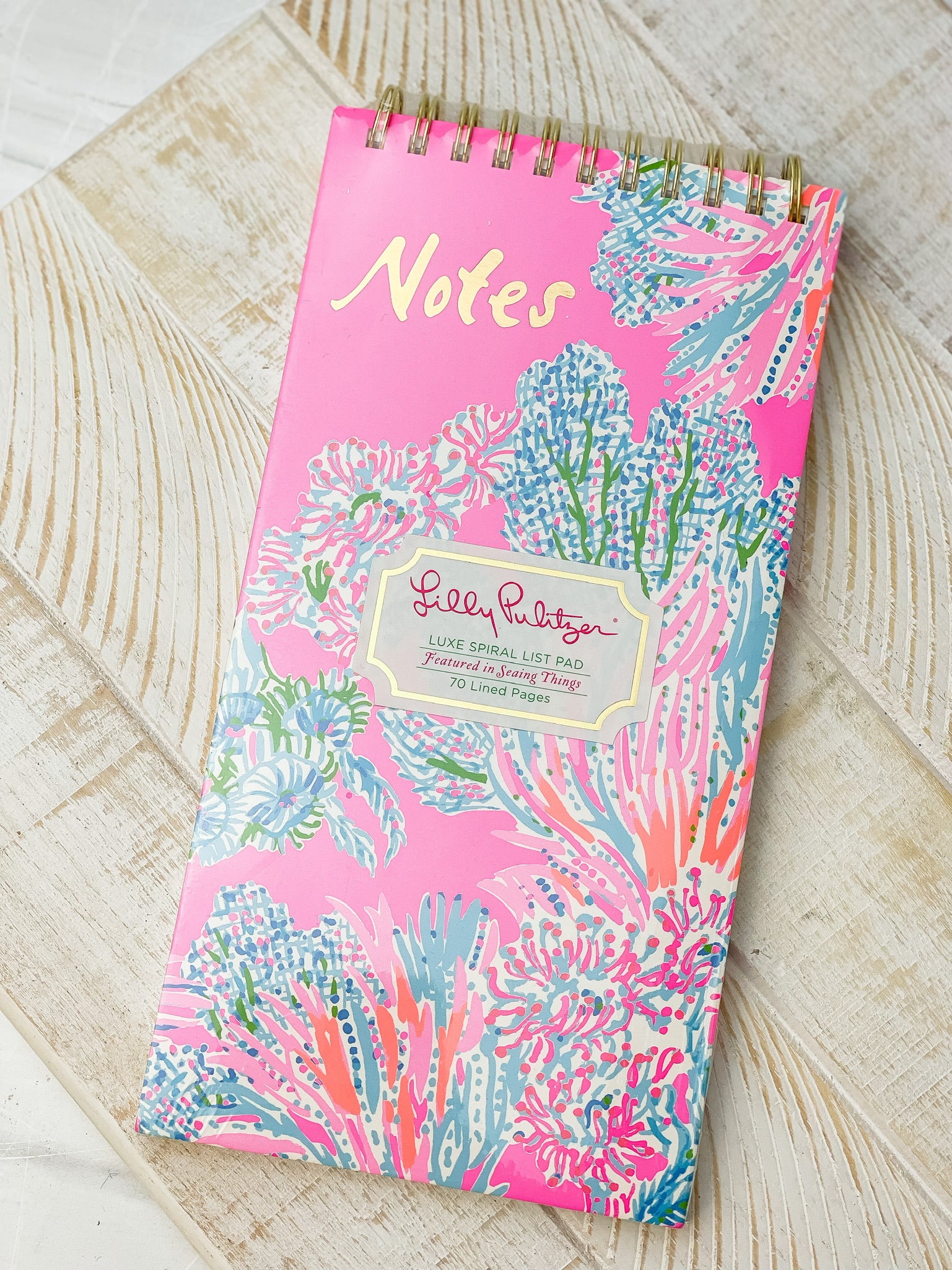 Luxe List Pad by Lilly Pulitzer - Seaing Things