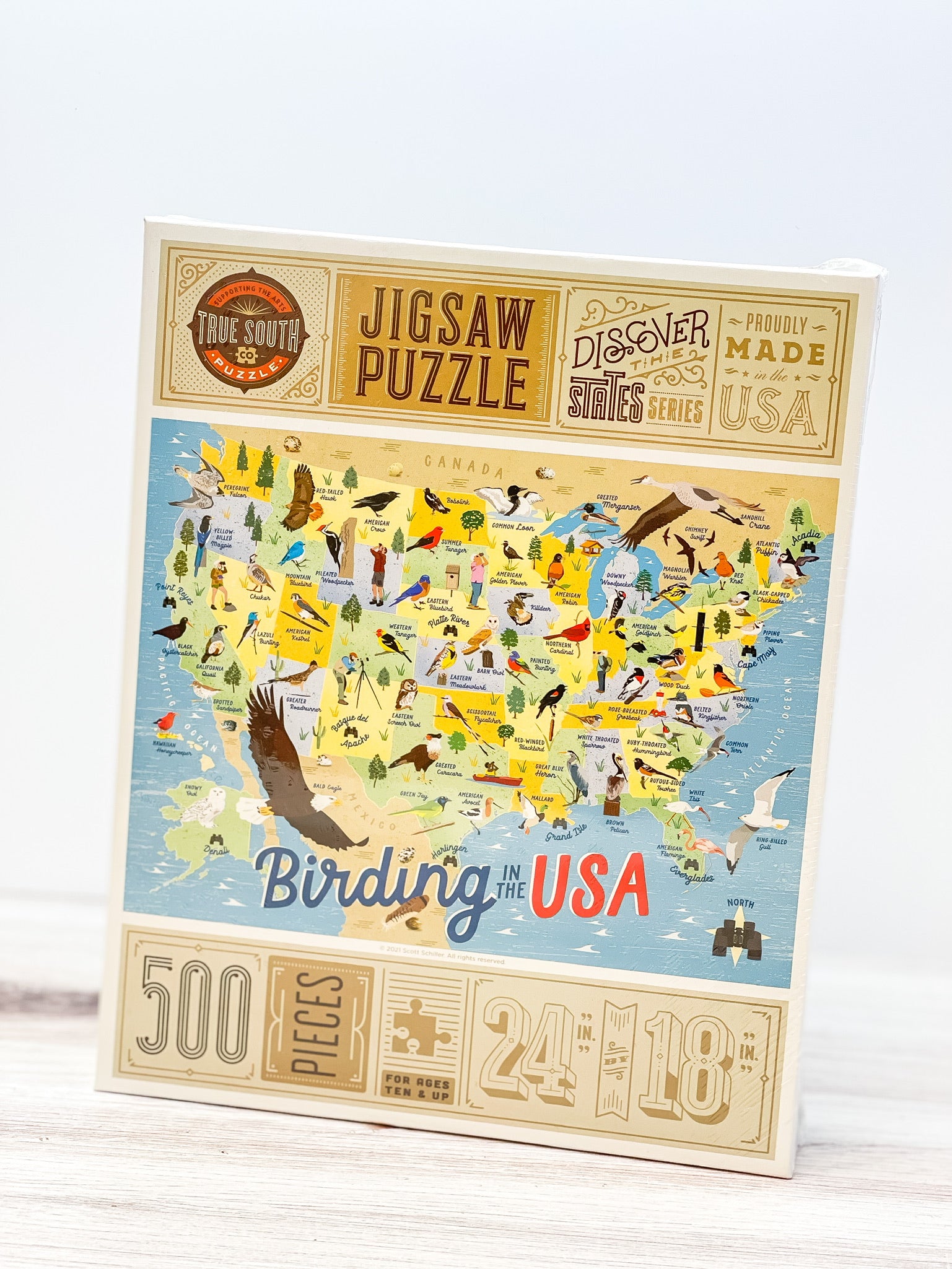 Birding In The USA 500 Piece Jigsaw Puzzle