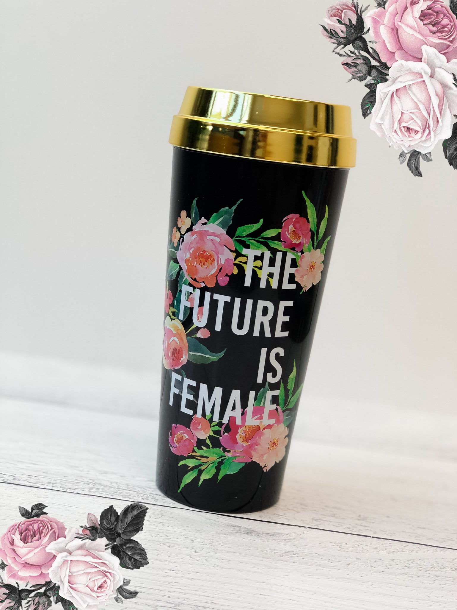'The Future Is Female' Travel Mug