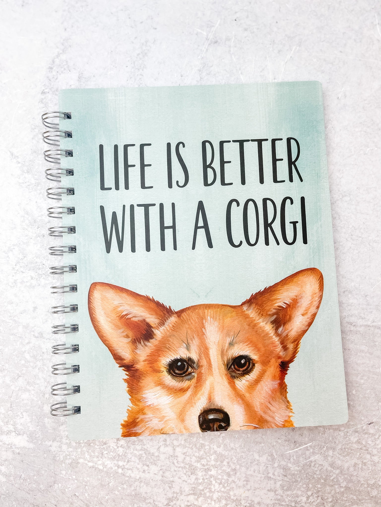 Corgi Spiral Notebook