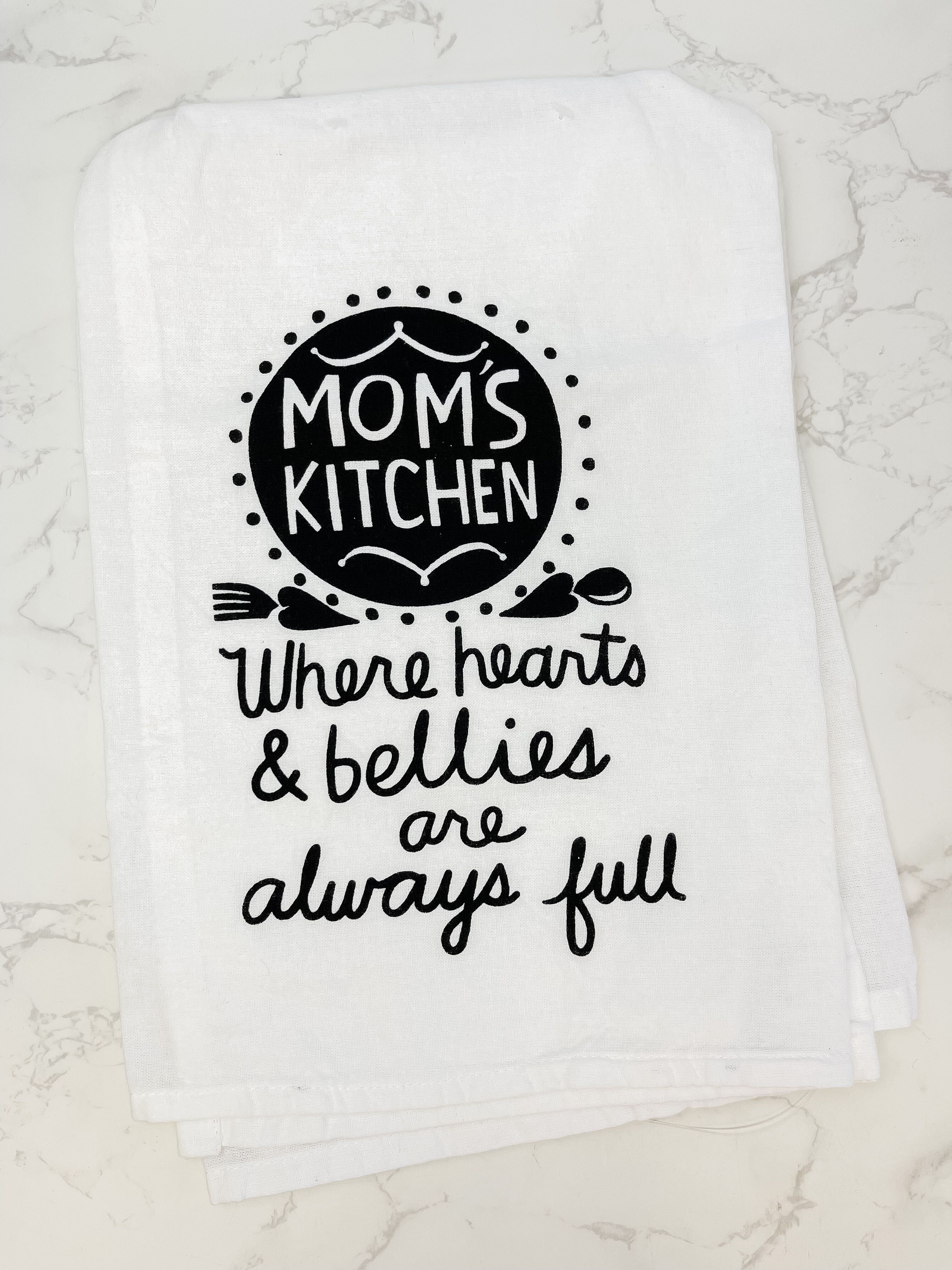 'Mom's Kitchen' Hearts & Bellies Kitchen Towel