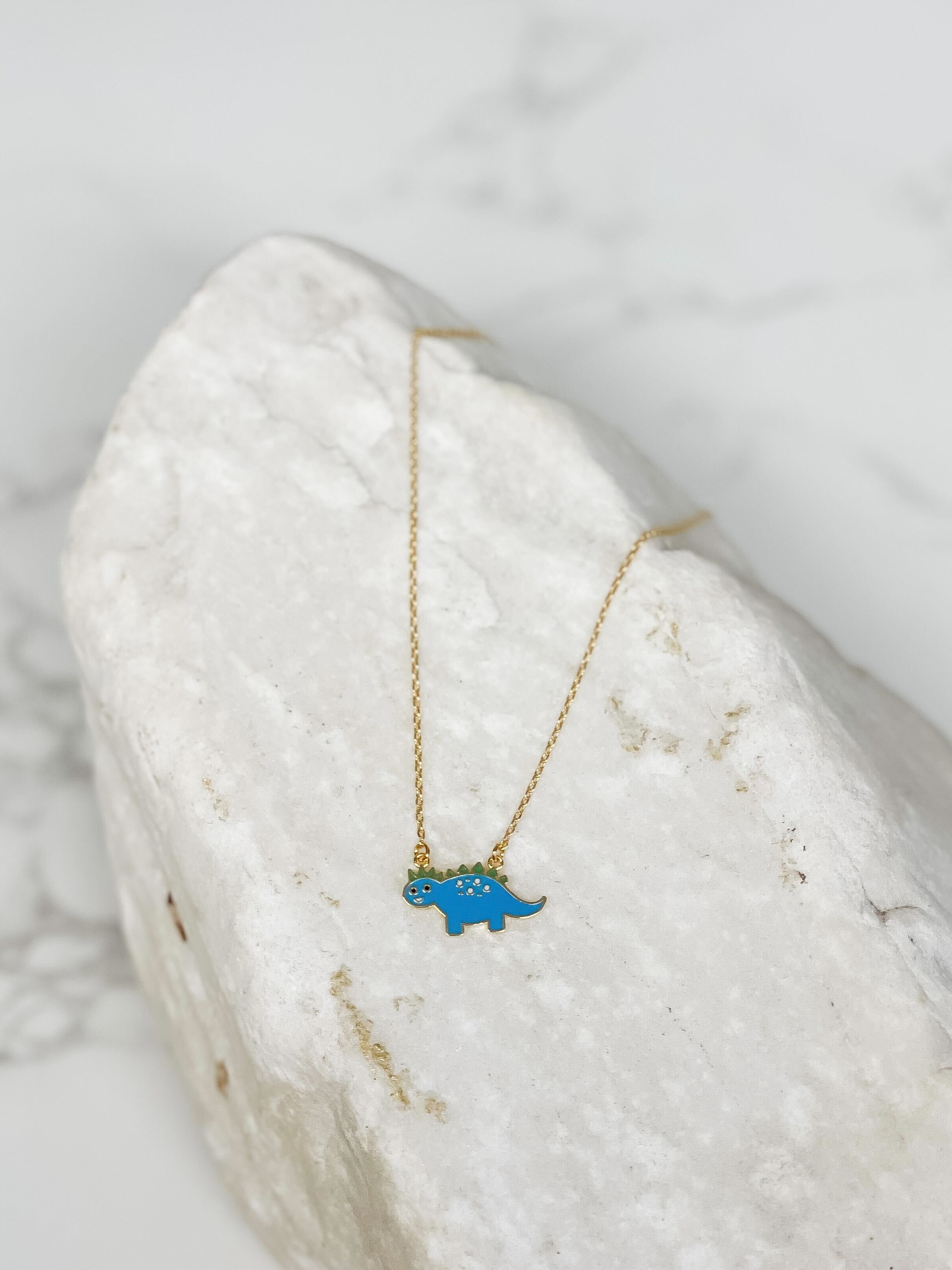 Cute Dinosaur Pendant Necklace