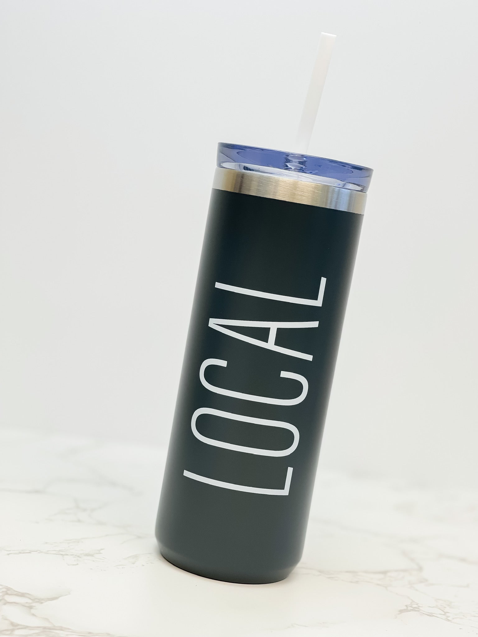 'Local' Tumbler With Straw