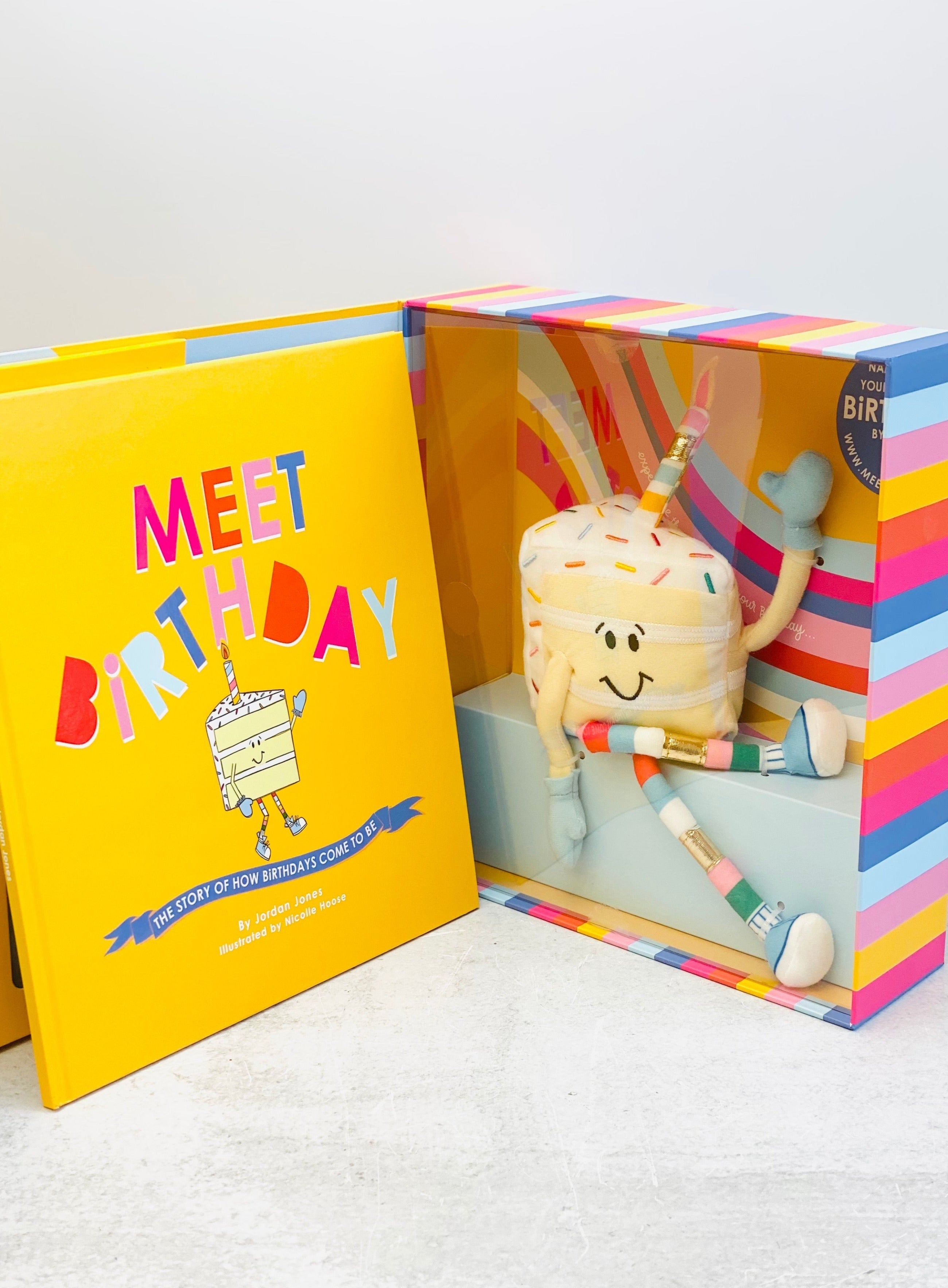 'Meet Birthday' Book & Plush
