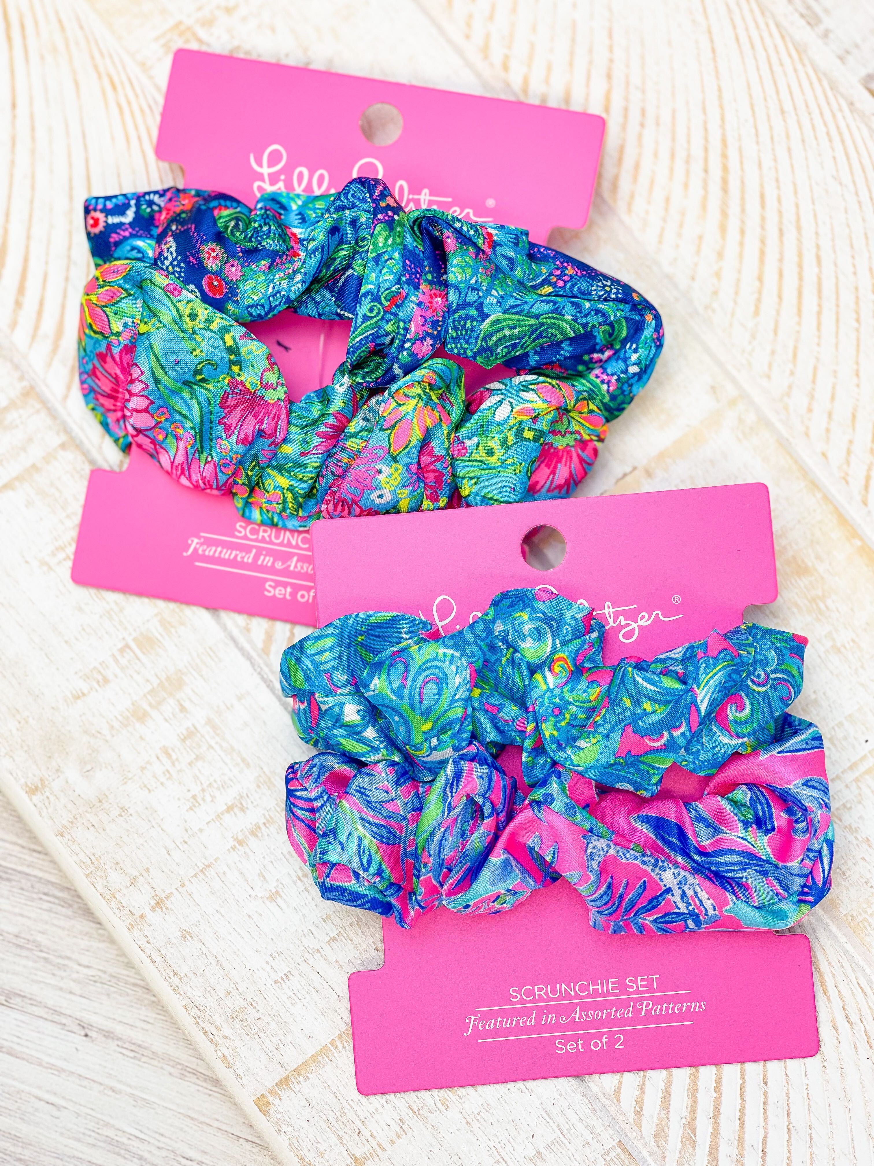 Hair Scrunchie Set by Lilly Pulitzer - Take Me to the Sea