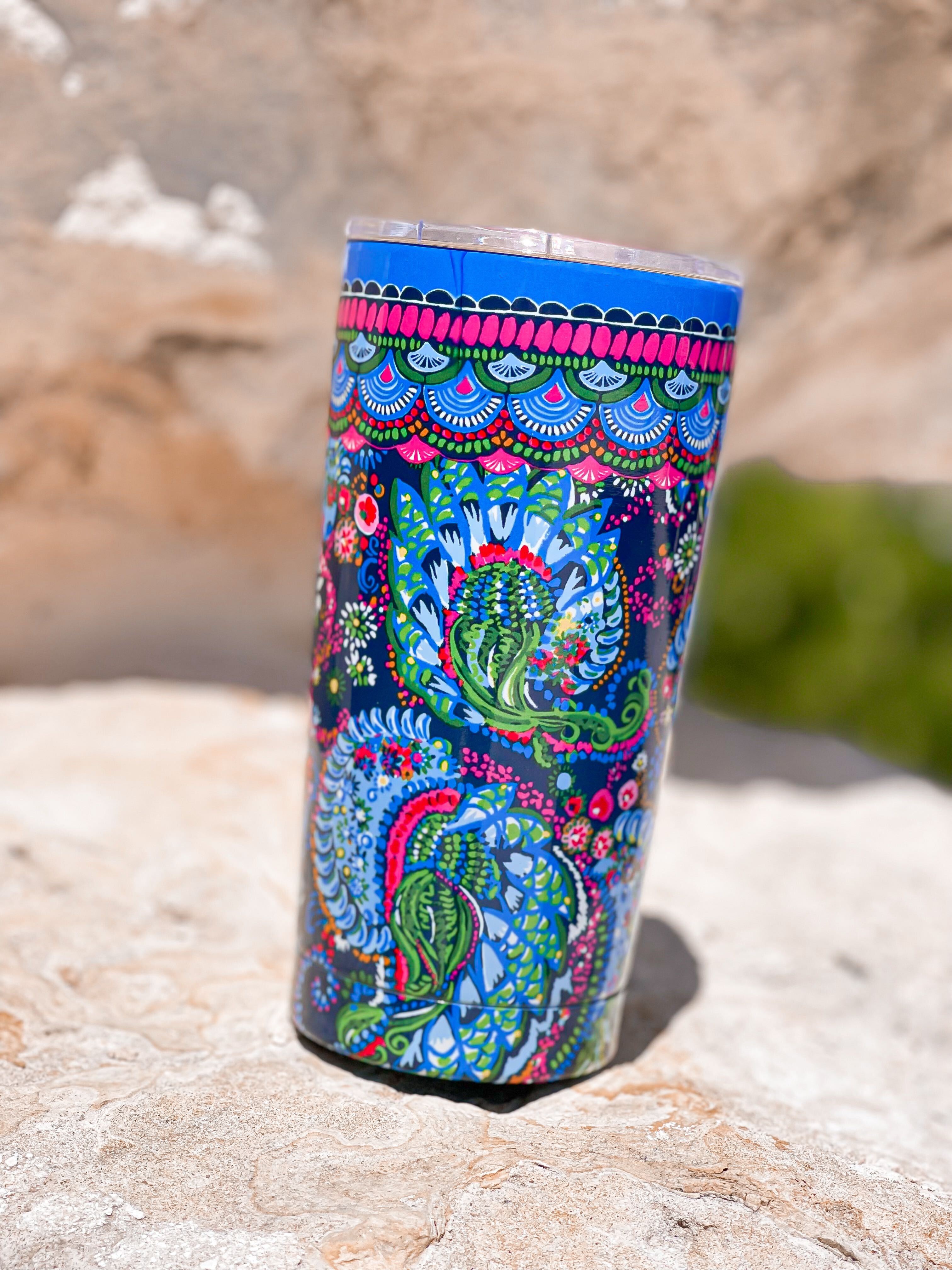 Stainless Steel Thermal Mug by Lilly Pulitzer - Take Me To The Sea