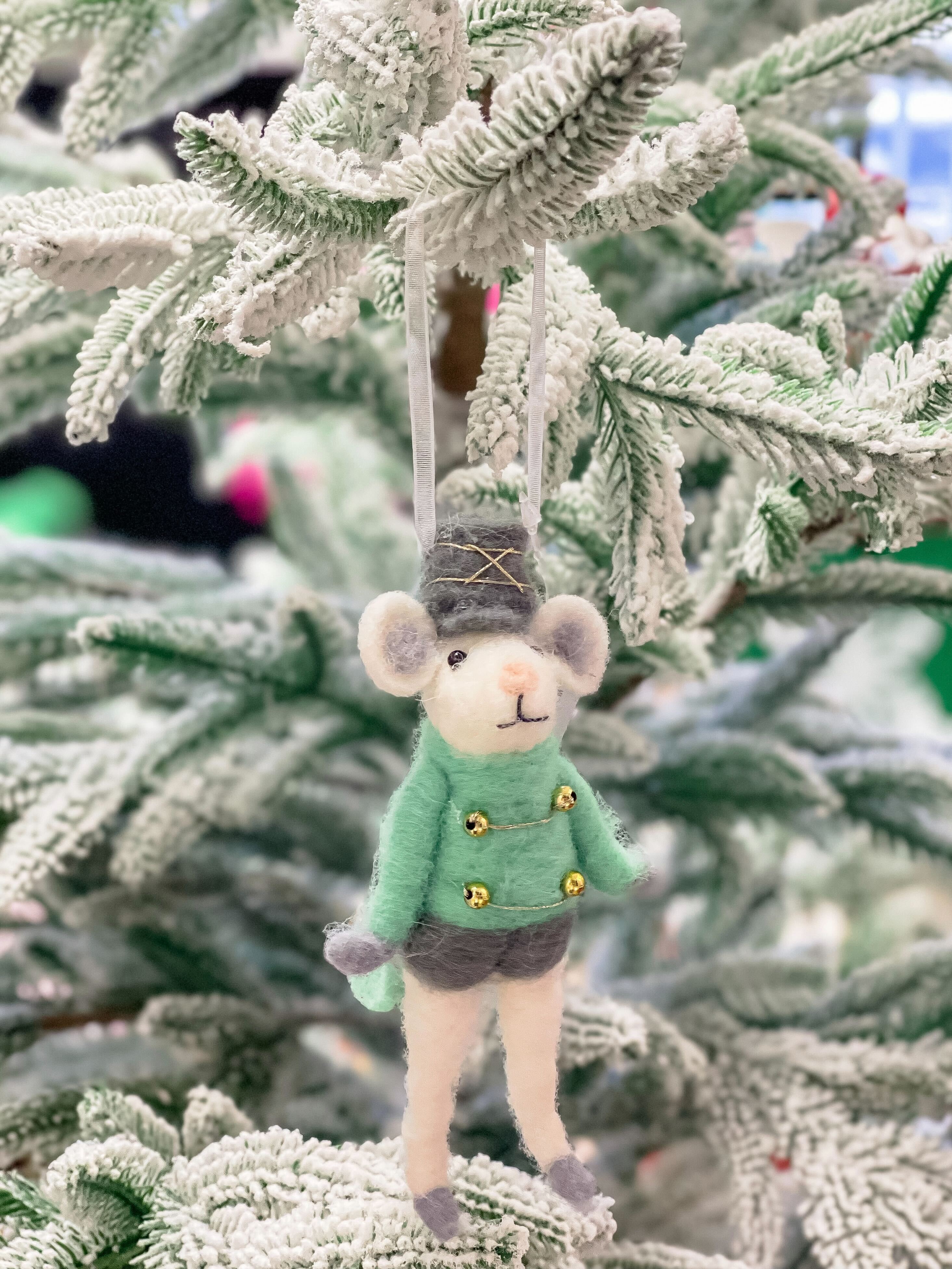 Mouse Soldier Christmas Ornaments