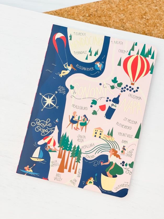 Northern California Ruled Notebook by Spartina