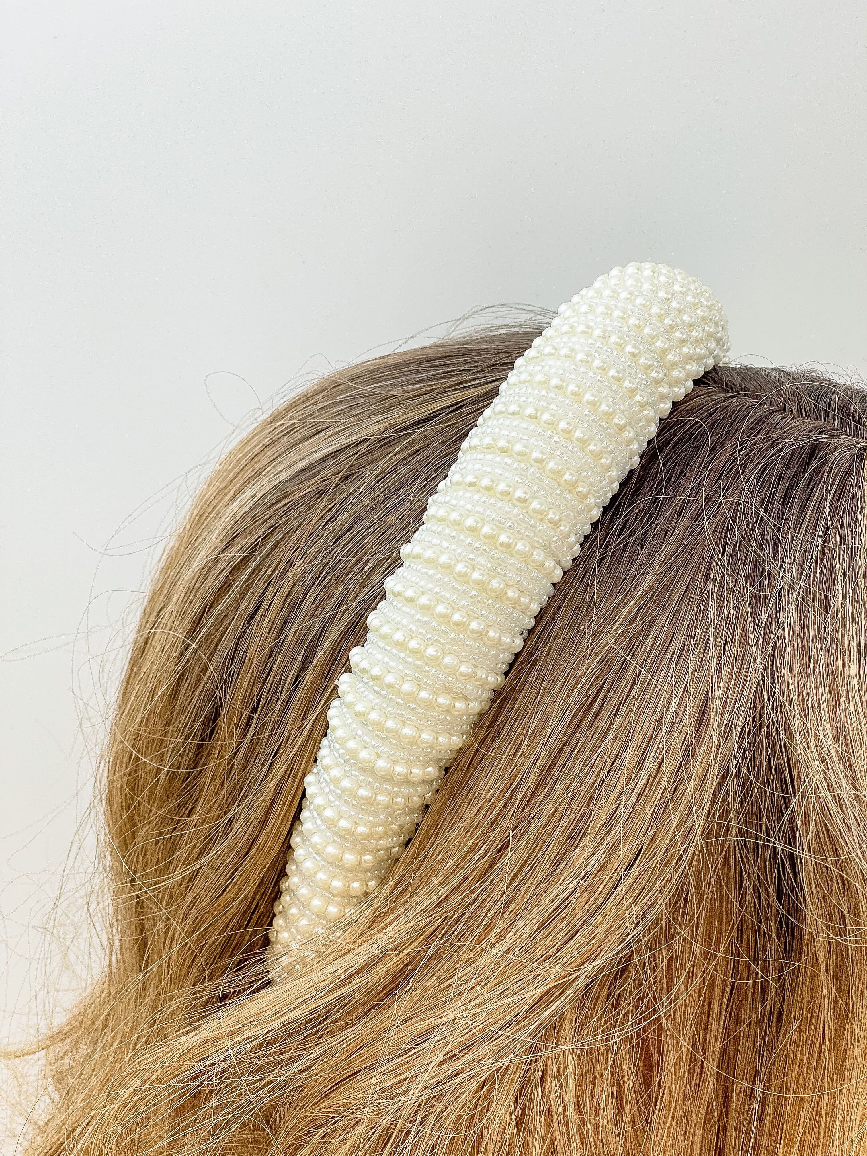 Padded Pearl Headband