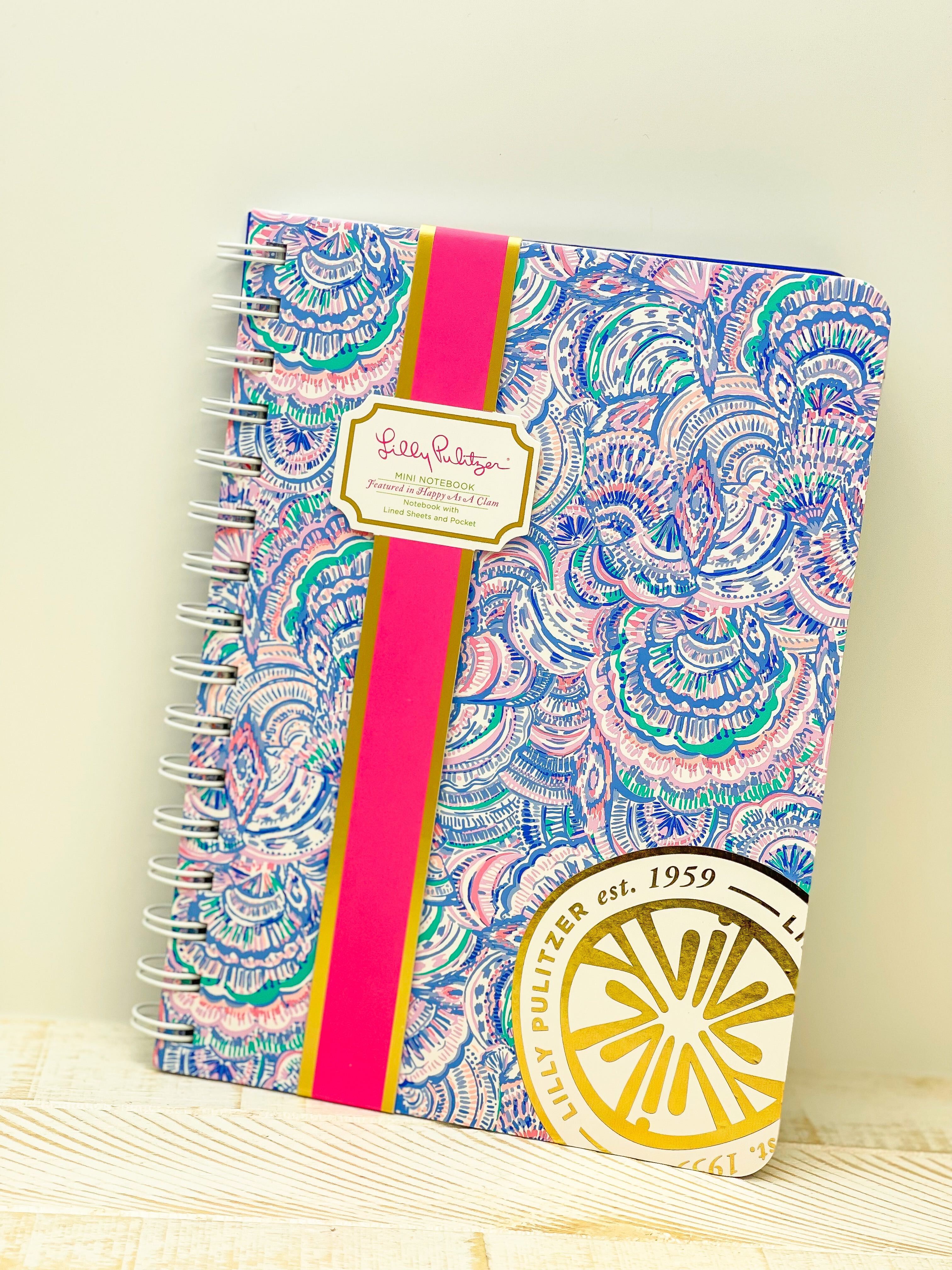 Mini Notebook by Lilly Pulitzer - Happy As A Clam