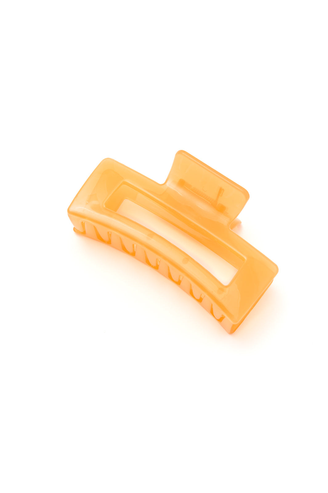 Jelly Rectangle Claw Clip in Sherbet (Ships in 1-2 Weeks)