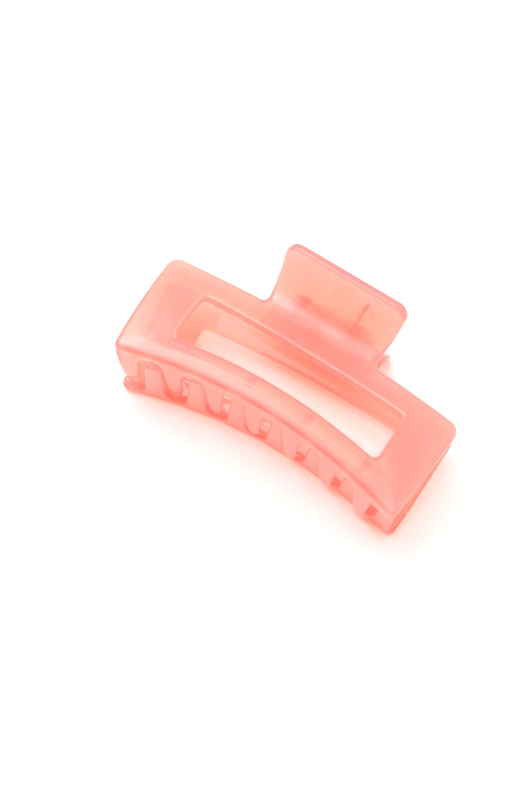 Jelly Rectangle Claw Clip in Watermelon (Ships in 1-2 Weeks)