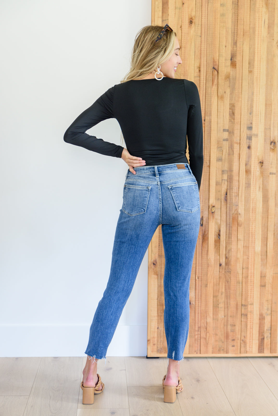 Kyla Destroyed Hi Waist Relaxed Fit by Judy Blue