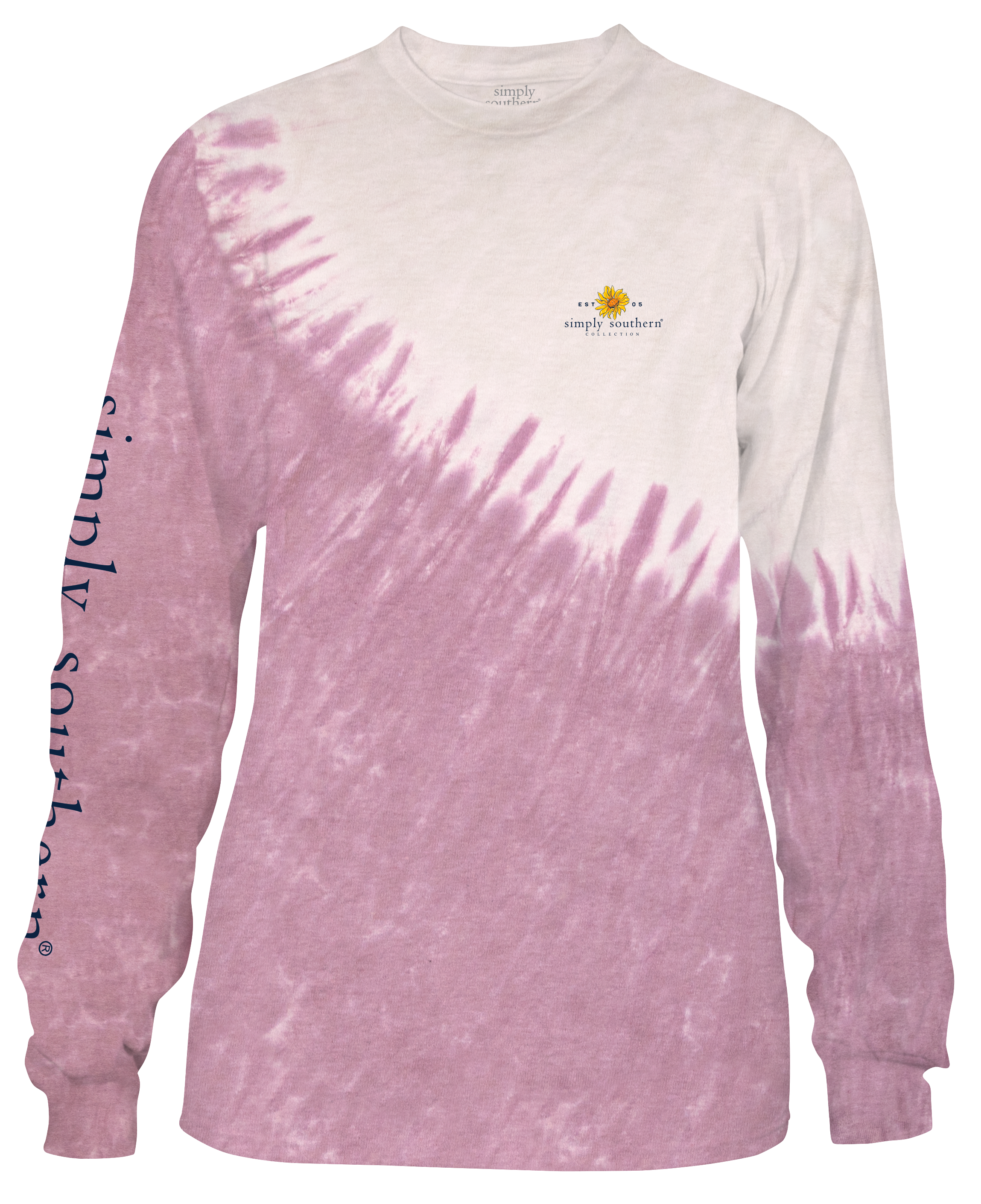 'With God All Things Are Possible' Tie Dye Long Sleeve Tee by Simply Southern
