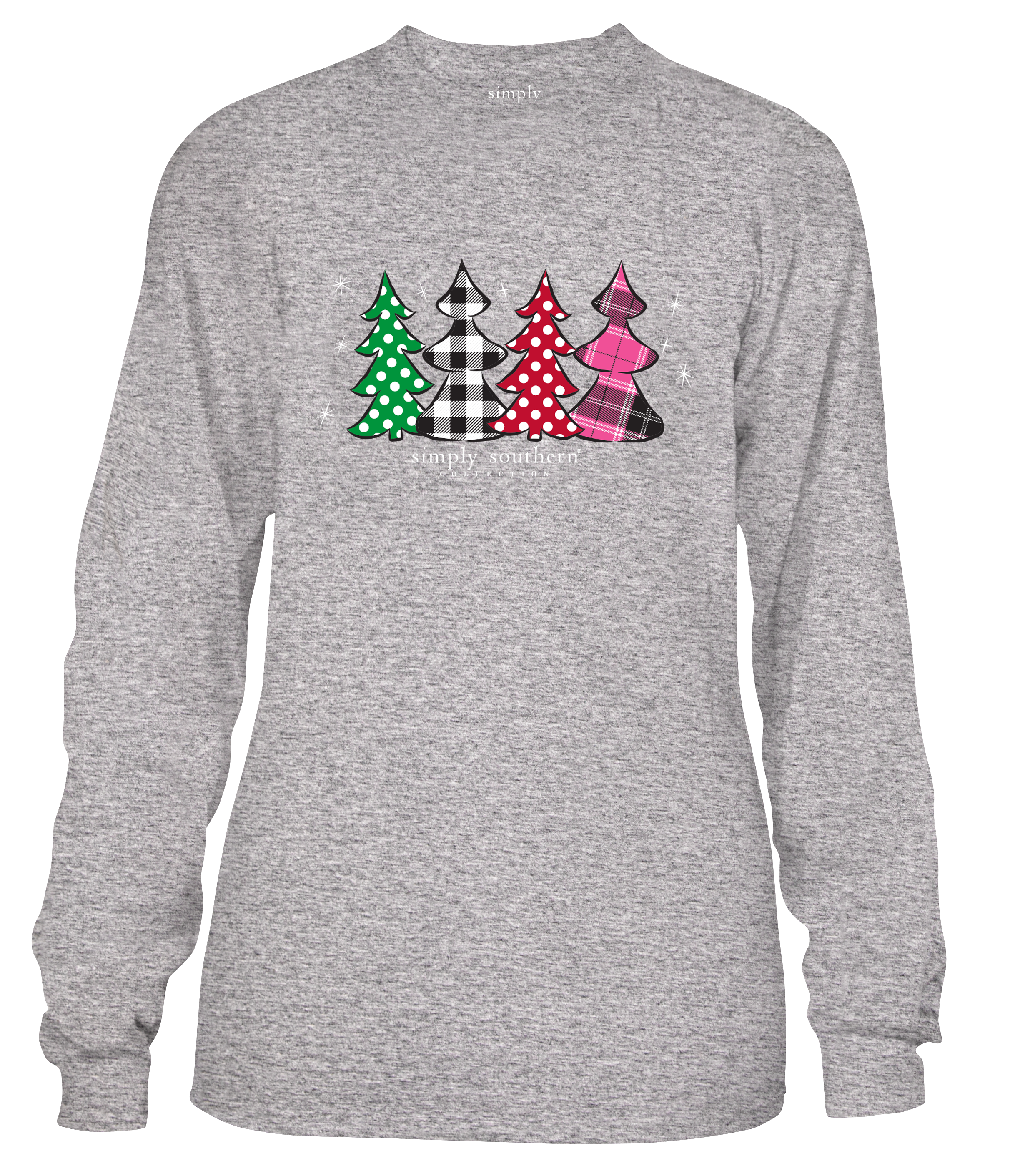 'Messy & Bright' Christmas Long Sleeve Tee by Simply Southern