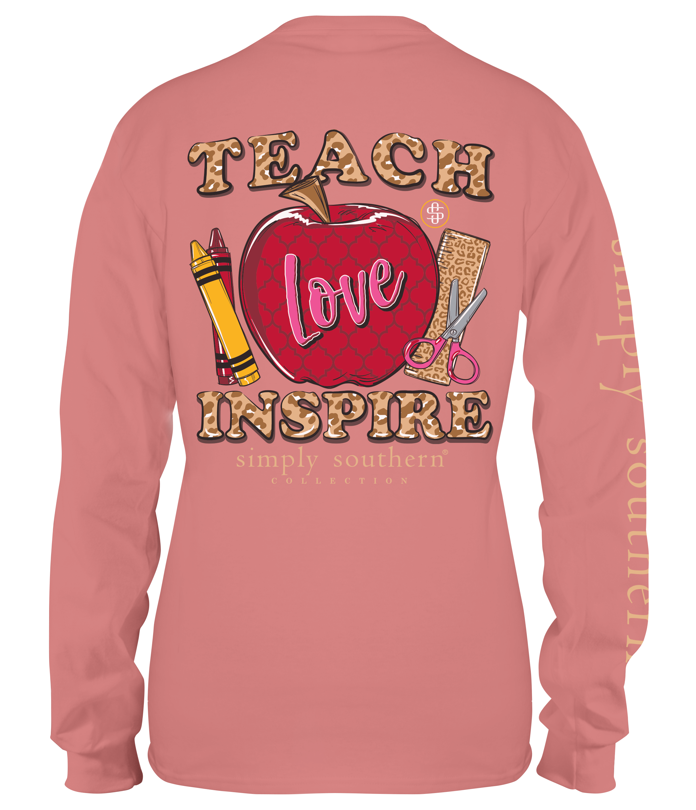 'Teach Love Inspire' Long Sleeve Tee by Simply Southern