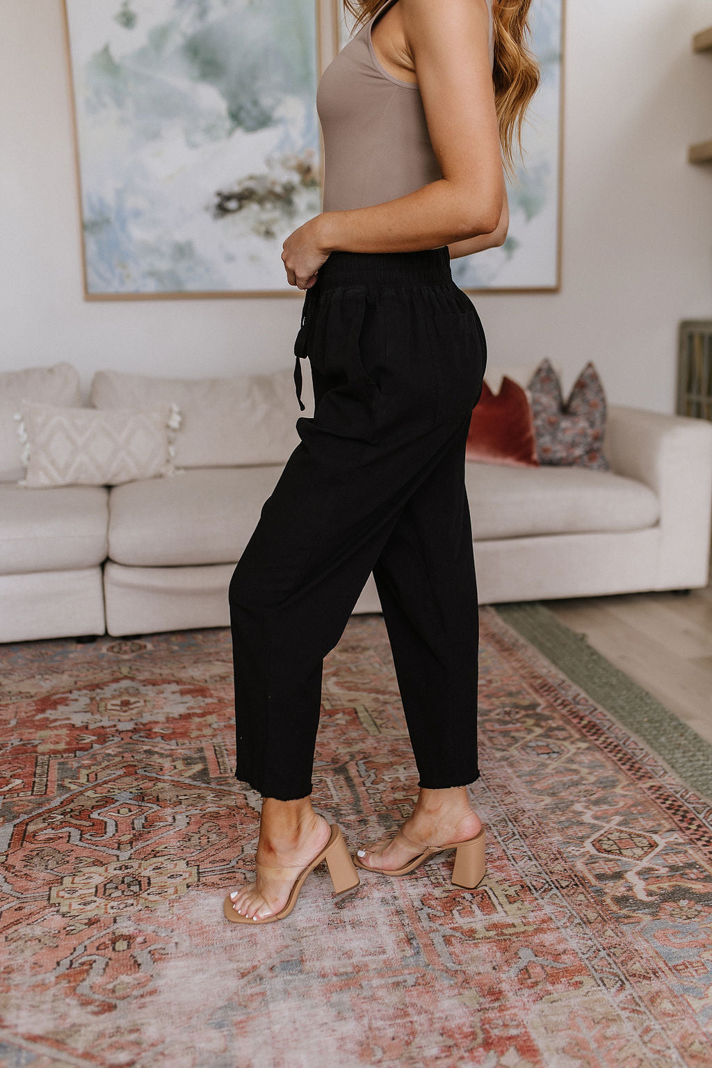 Love Me Dearly High Waisted Pants in Black by Judy Blue
