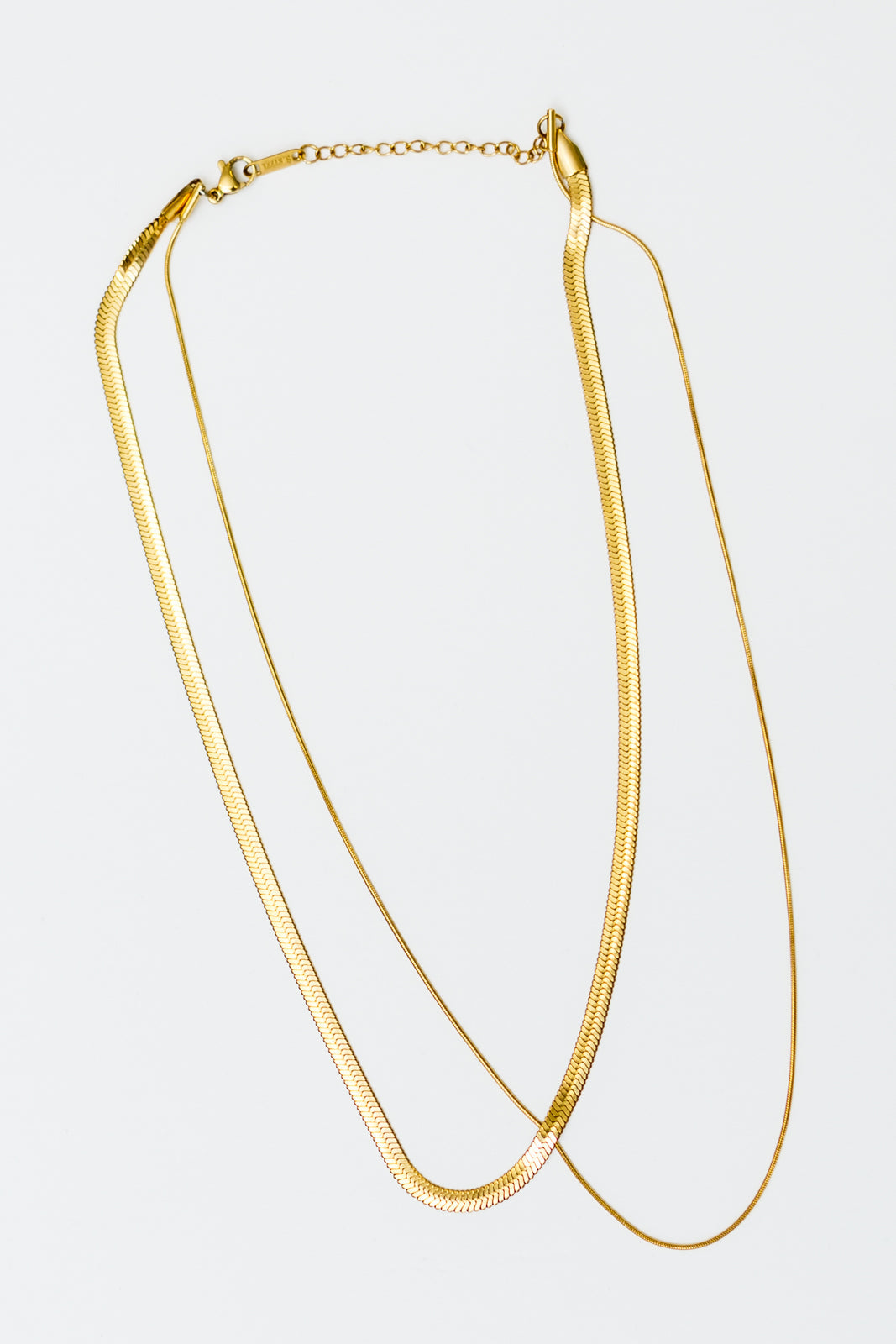 Noontide Double Chain Necklace - 4/2