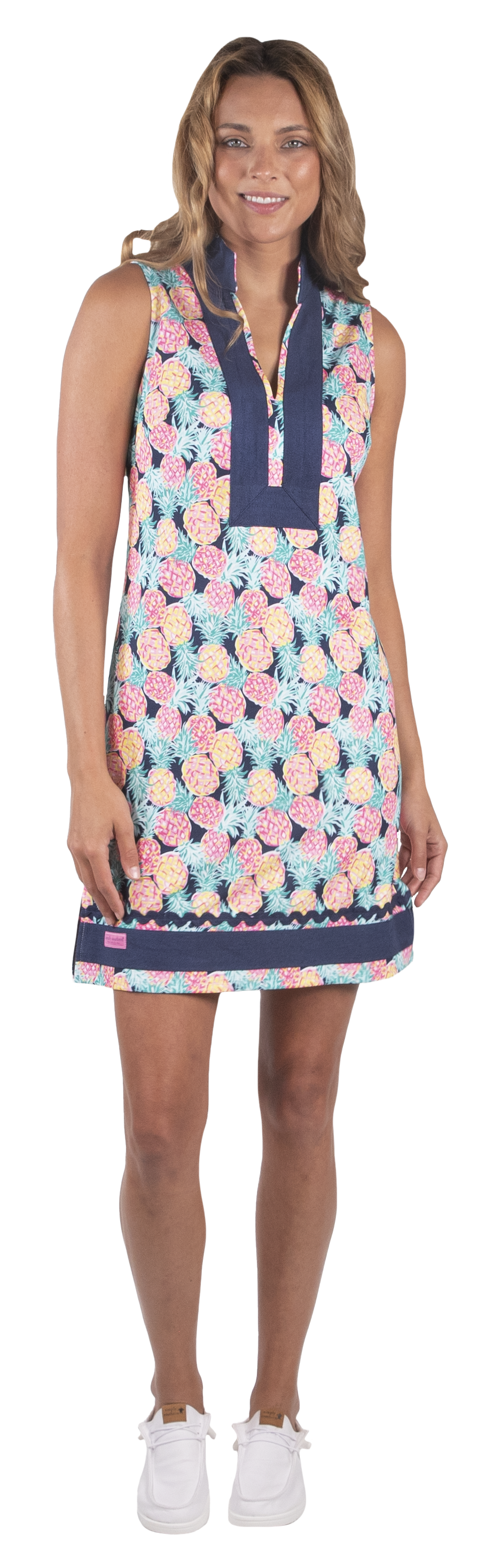 Pineapple Preppy Tunic Dress by Simply Southern