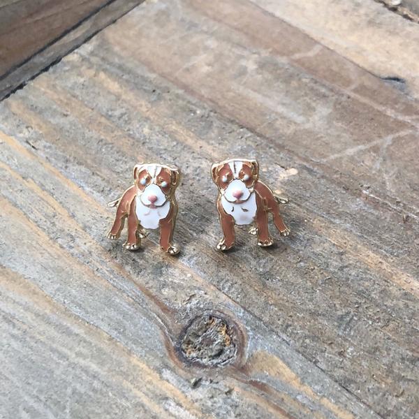 Signature Pet Enamel Studs by Prep Obsessed - Pitbull