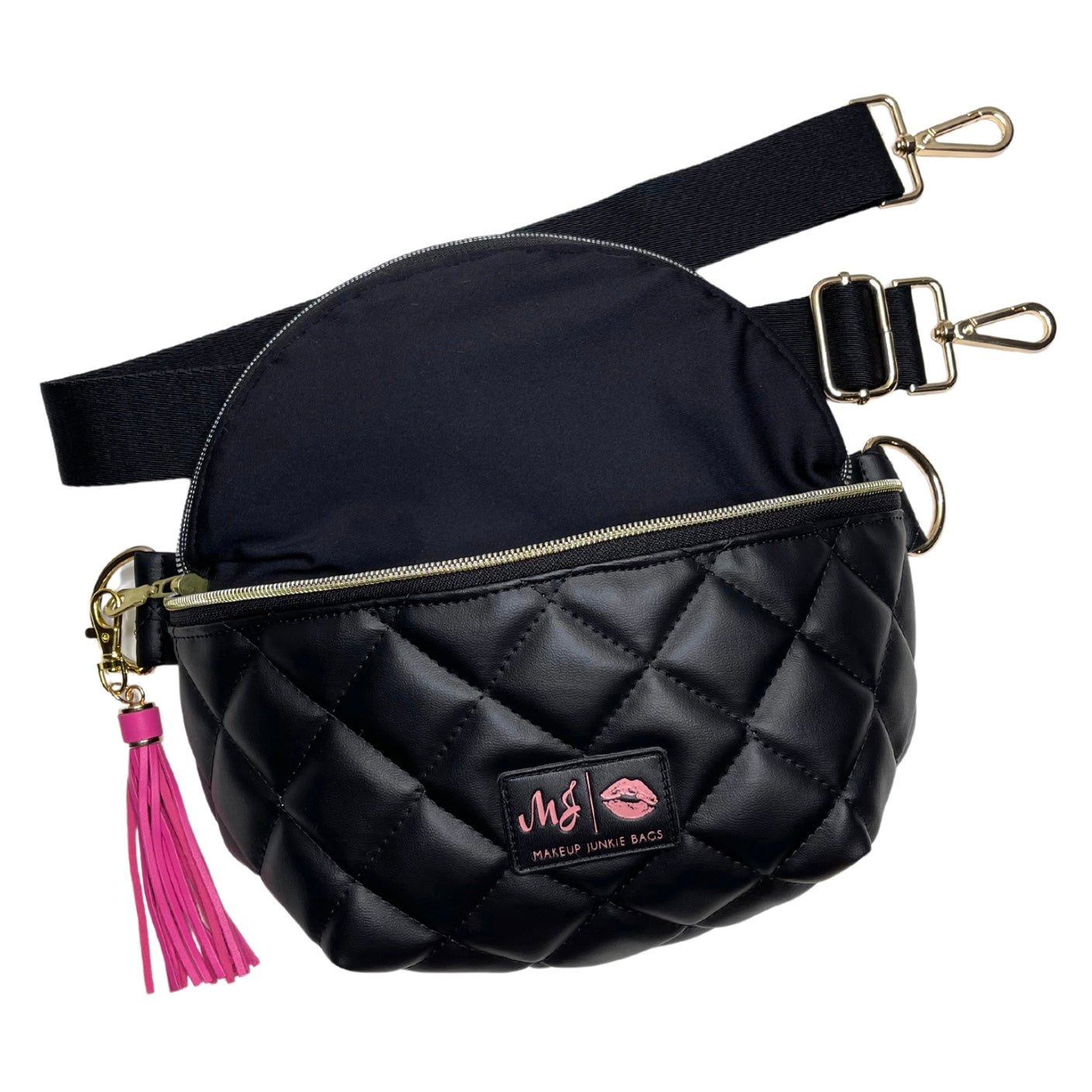 Live Takeover: Sidekick Bag Quilted Onyx by Makeup Junkie (Ships in 4-5 weeks)