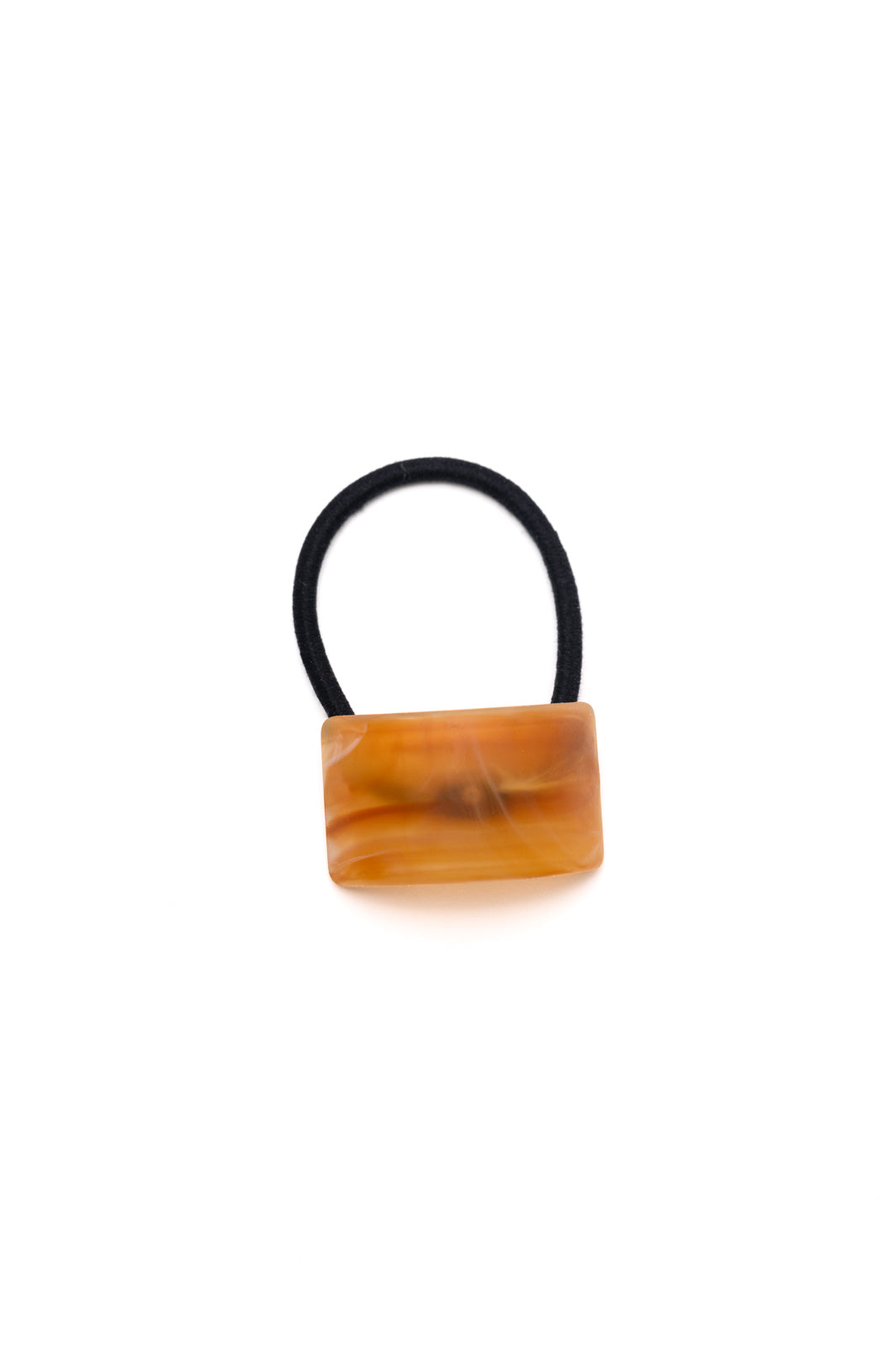 Rectangle Cuff Hair Tie Elastic in Amber (Ships in 1-2 Weeks)