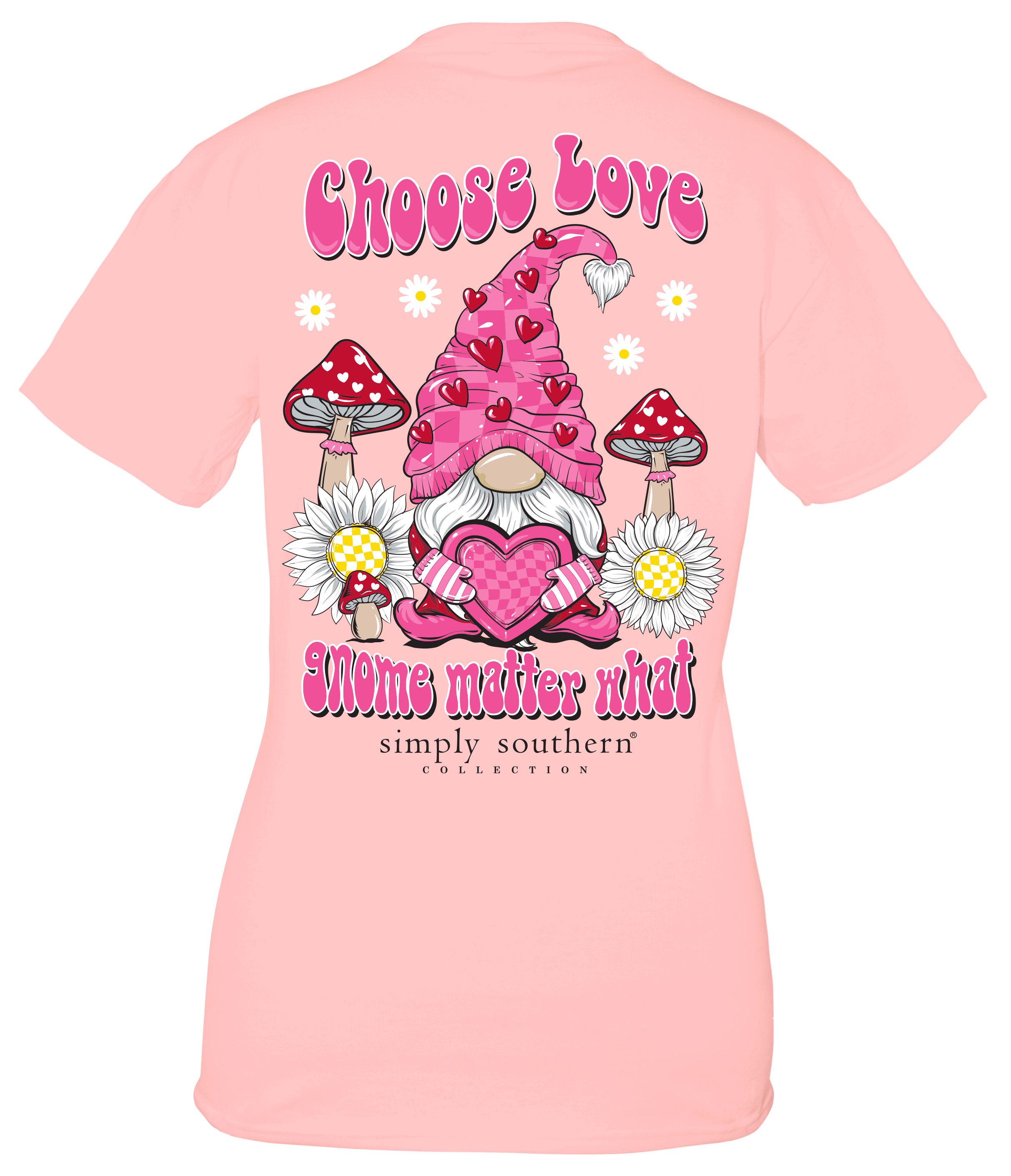 Youth 'Choose Love Gnome Matter What' Short Sleeve Tee by Simply Southern