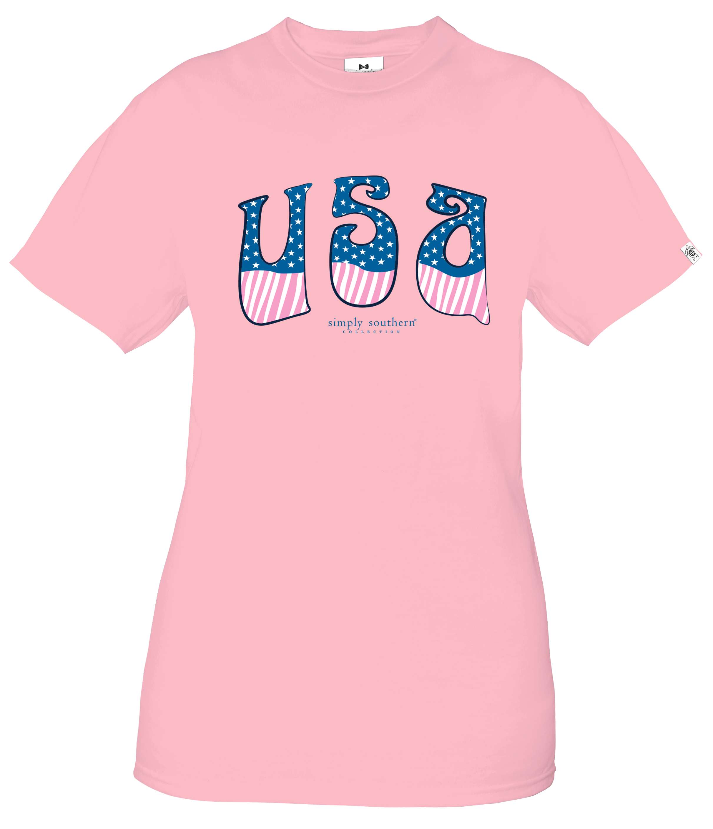 Youth 'Sweet & Classy Land of Liberty' Short Sleeve Tee by Simply Southern
