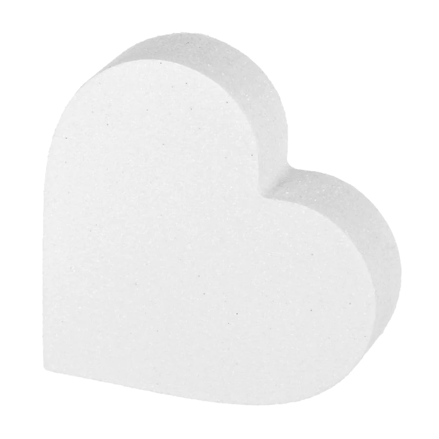 White Glitter Heart Cutout Sign