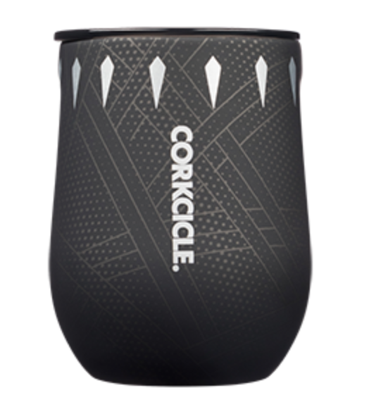 12 oz Stainless Steel Marvel Black Panther Stemless Tumbler by Corkcicle