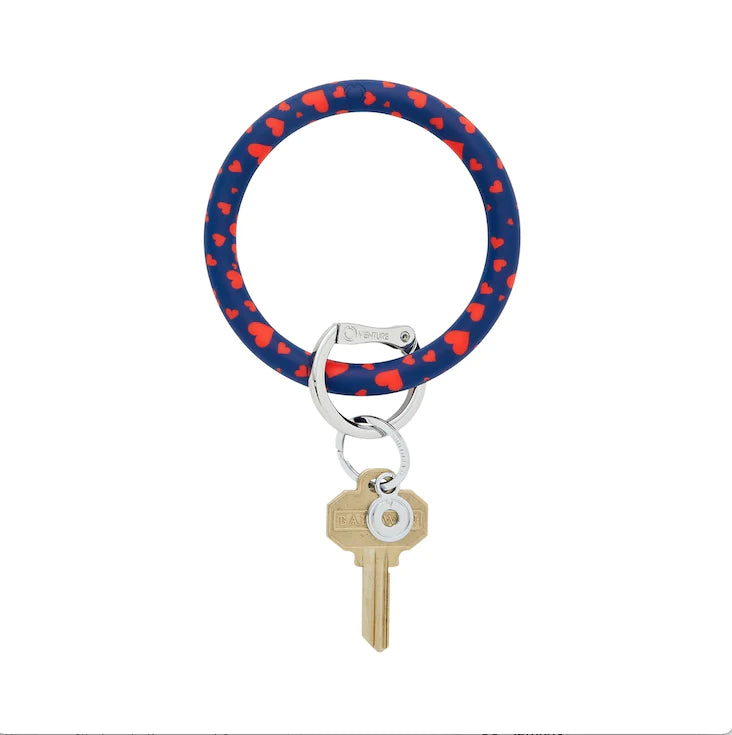 O-Venture Silicone Key Ring - Queen of Hearts