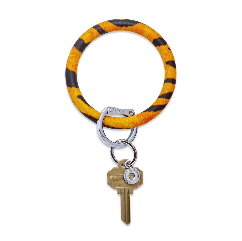 O-Venture Silicone Key Ring - Tiger
